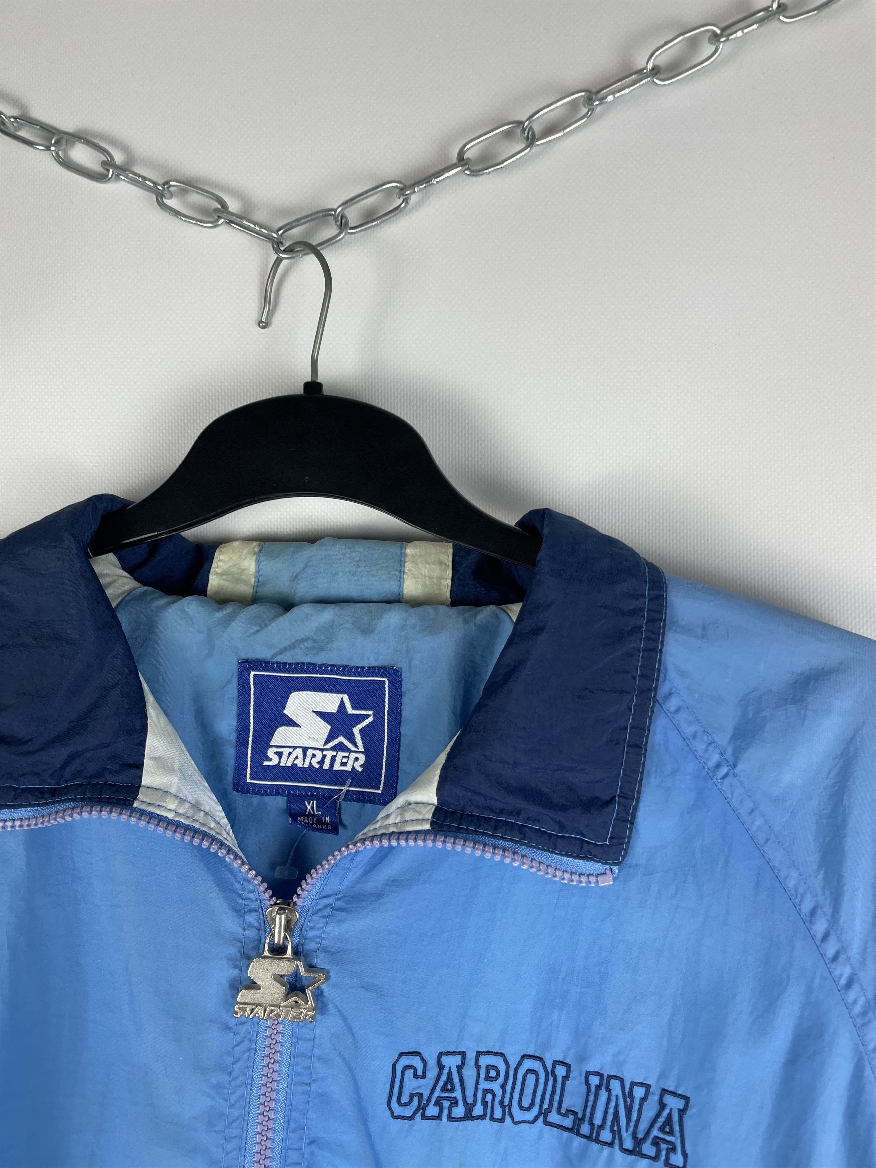 Starter Starter Jacket Carolina Tar Heels Size US XL / EU 56 / 4 - 6 Thumbnail