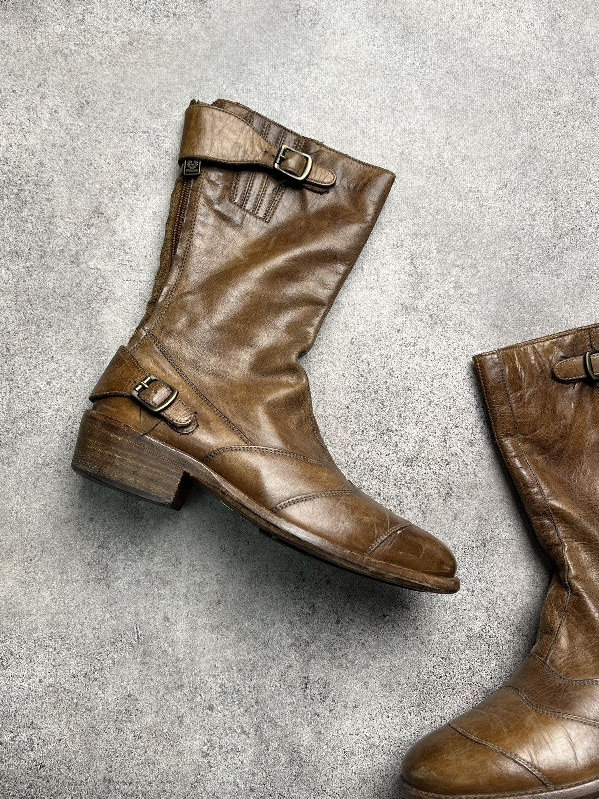 Belstaff Belstaff roadmaster moto belted boots with back zip Size US 8 / IT 38 - 2 Thumbnail