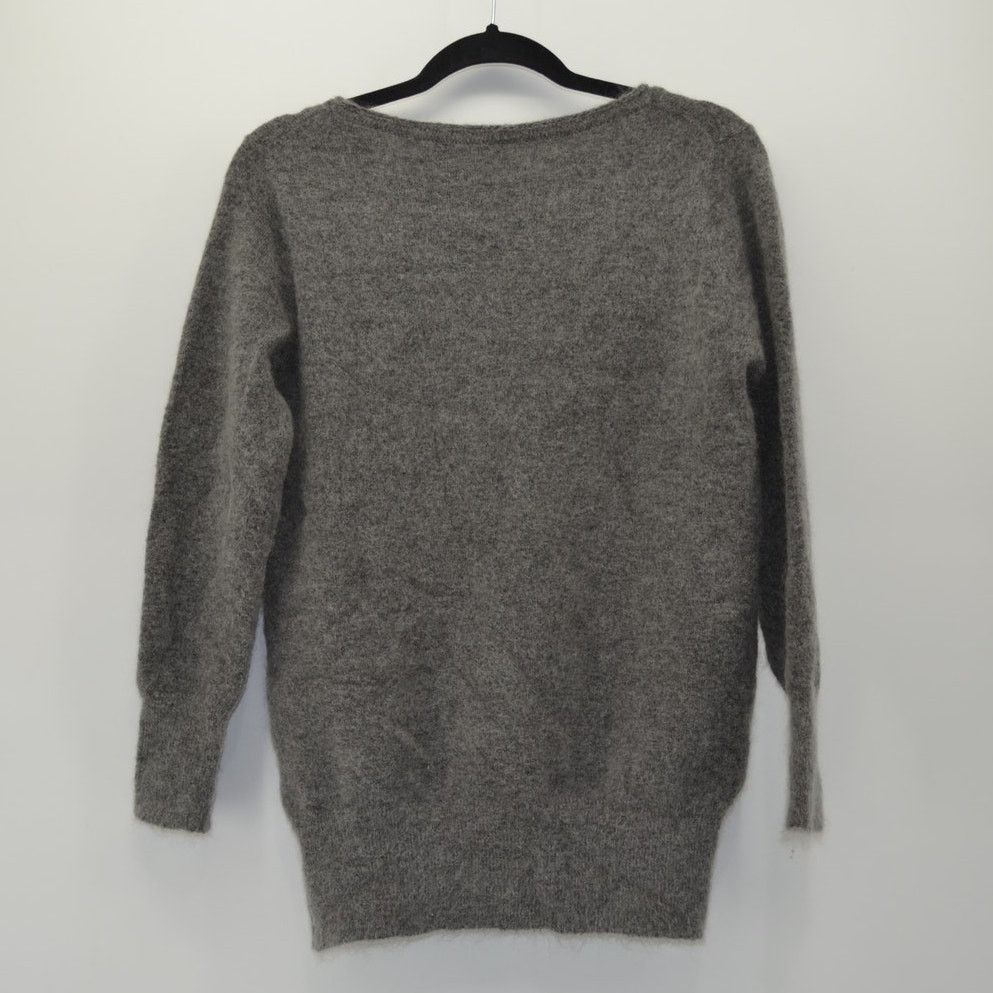 Other Iena Womens Gray Sweater Wool Mohair Long Sleeve Preppy M? Size M / US 6-8 / IT 42-44 - 2 Thumbnail