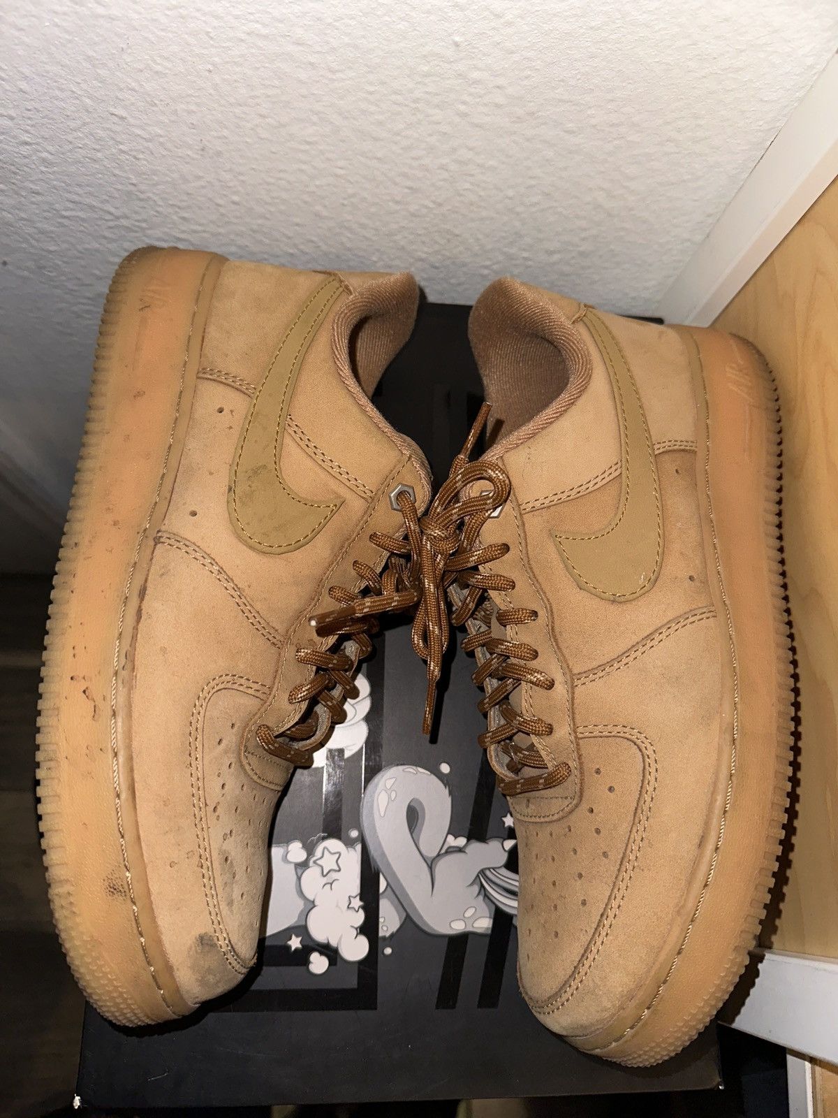 Nike Nike Airforce 1 Wheat Size US 8.5 / EU 41-42 - 6 Thumbnail