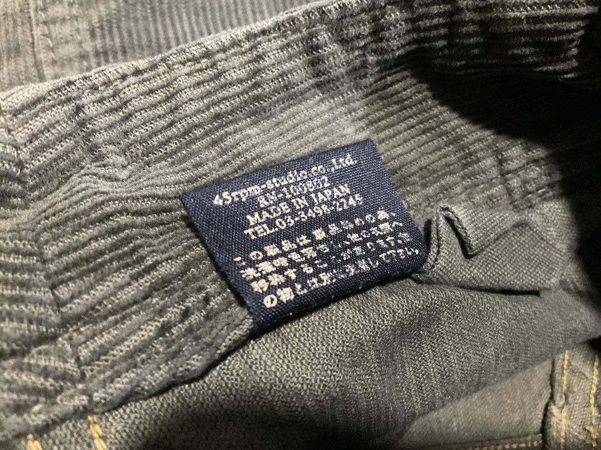 45rpm × Hysteric Glamour × Japanese Brand 🔥Sick Y2K 45 Rpm Flared Corduroy Pants Size US 27 - 9 Thumbnail