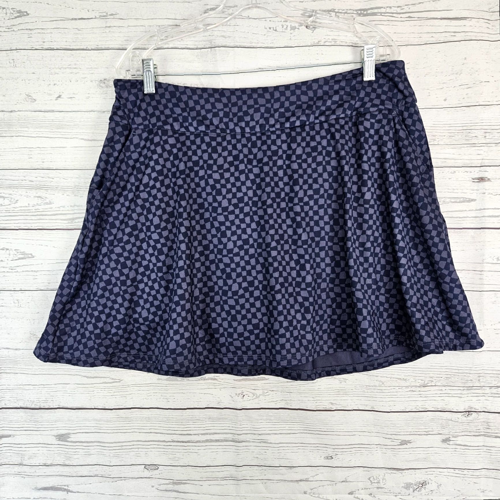 Adidas adidas Skort Womens Blue Pull On Pockets Size L Large Activewear Short 17" Waist 17.5" Length Womens Size ONE SIZE - 2 Thumbnail