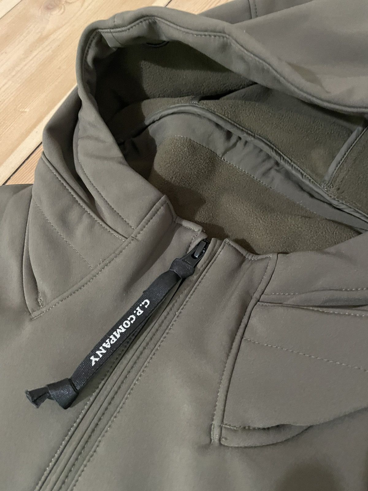 C.P. Company Softshell Shell-R Lens Hooded Jacket Size US L / EU 52-54 / 3 - 4 Thumbnail