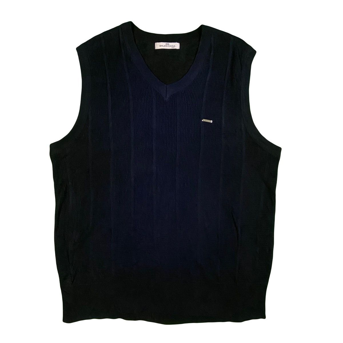 Balenciaga 2000s Balenciaga Vest Knit Classic Luxury Style Size US L / EU 52-54 / 3 - 1 Thumbnail