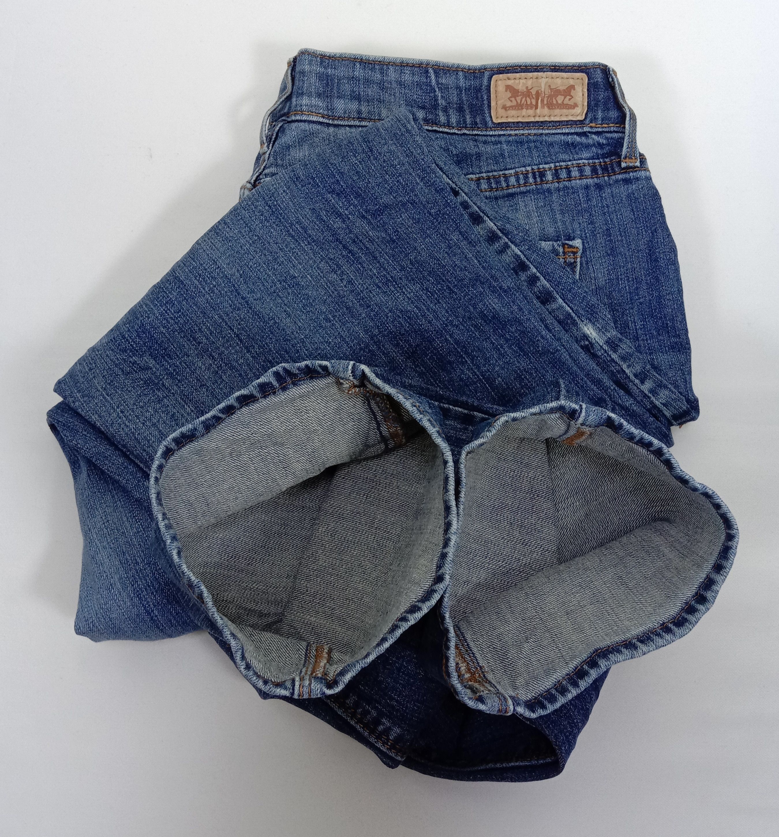Levi's Vintage Levi's 525 Jeans Faded Blue Straight Leg Denim Size 33" - 15 Thumbnail