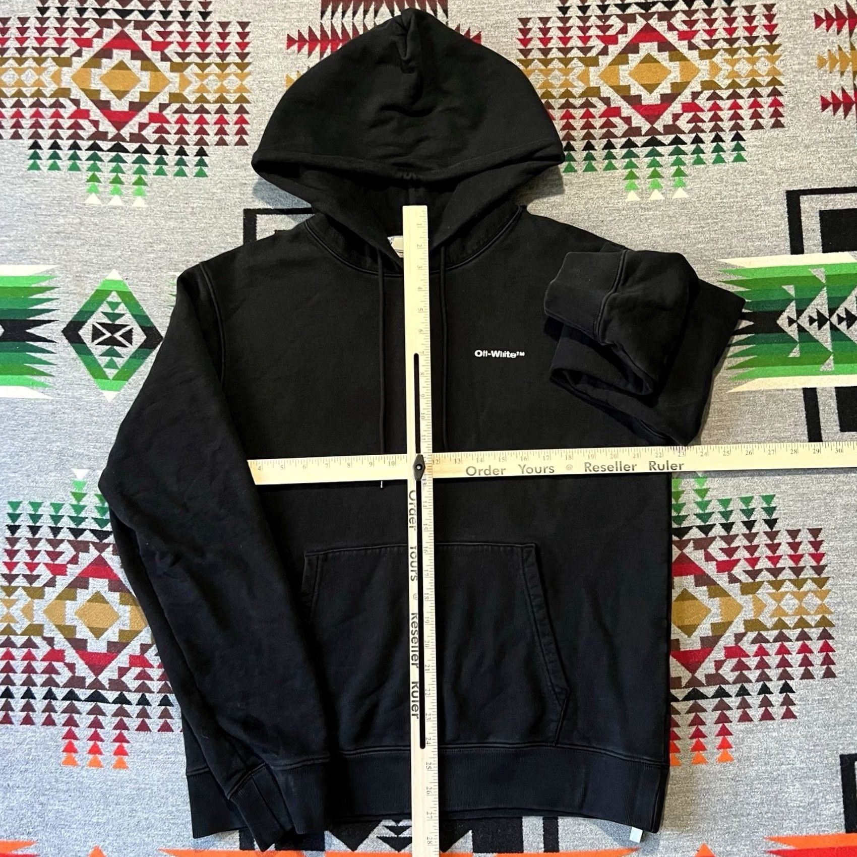 Off-White Off-White Hoodie Mens Medium Black Slim Sweatshirt Size US M / EU 48-50 / 2 - 3 Thumbnail
