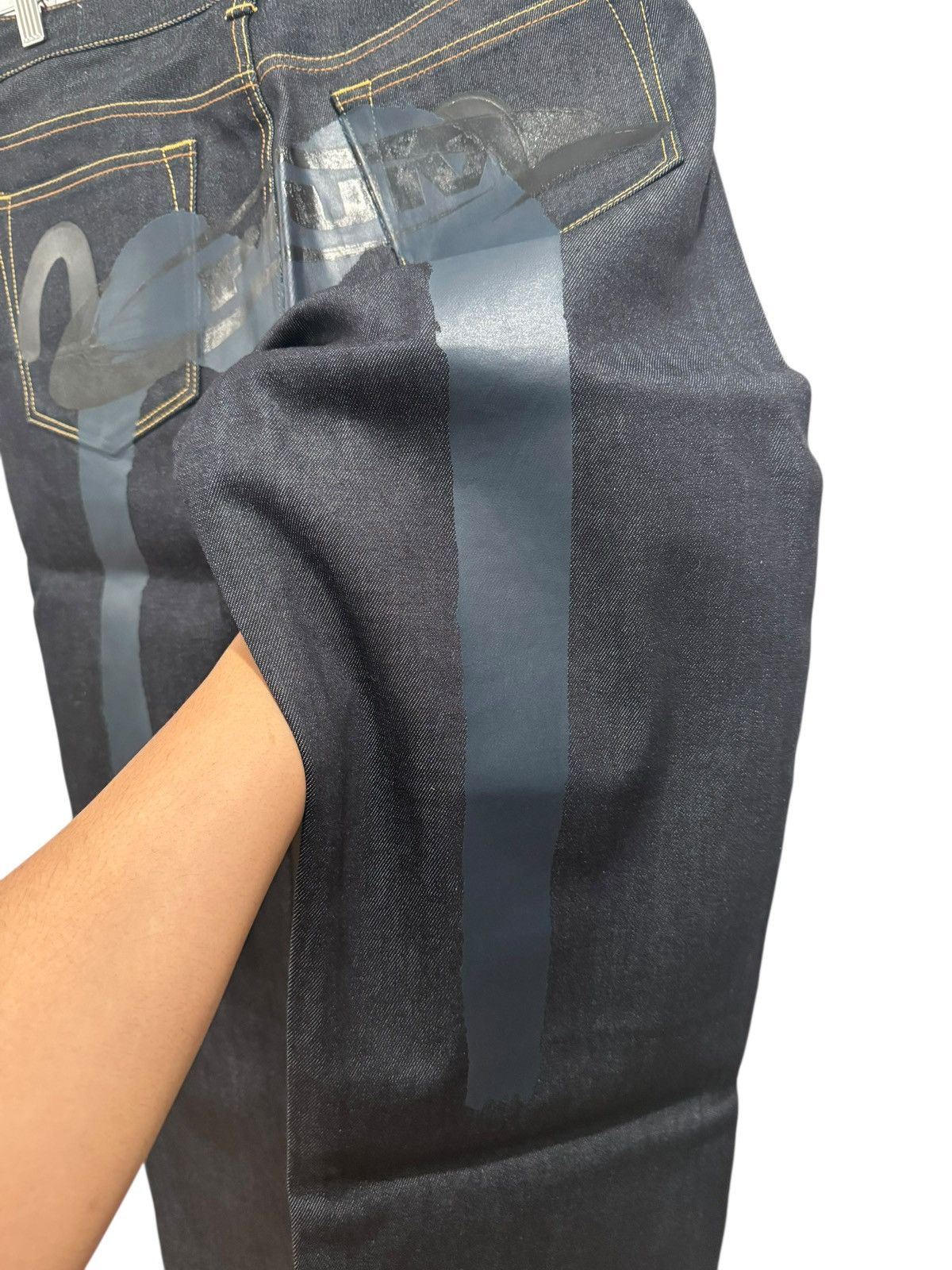Evisu × Playboi Carti Evisu x Opium Complexcon Exclusive Jeans Selvedge Size US 33 - 6 Thumbnail