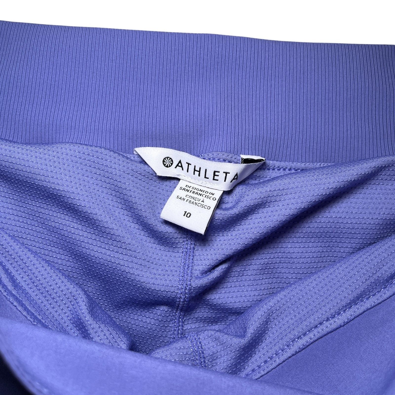 Athleta Athleta Brooklyn Mid Rise Built In Shorts Active Skort Sz 10 Size 32" / US 10 / IT 46 - 5 Thumbnail