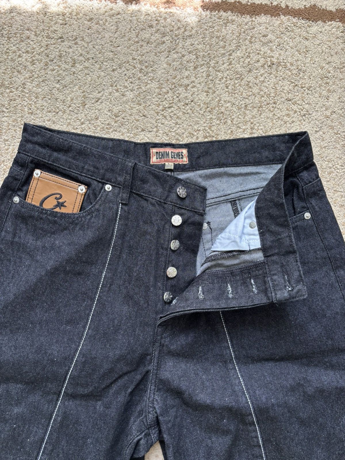 Corteiz Corteiz C-Star Denim Shorts Size US 41 - 3 Thumbnail