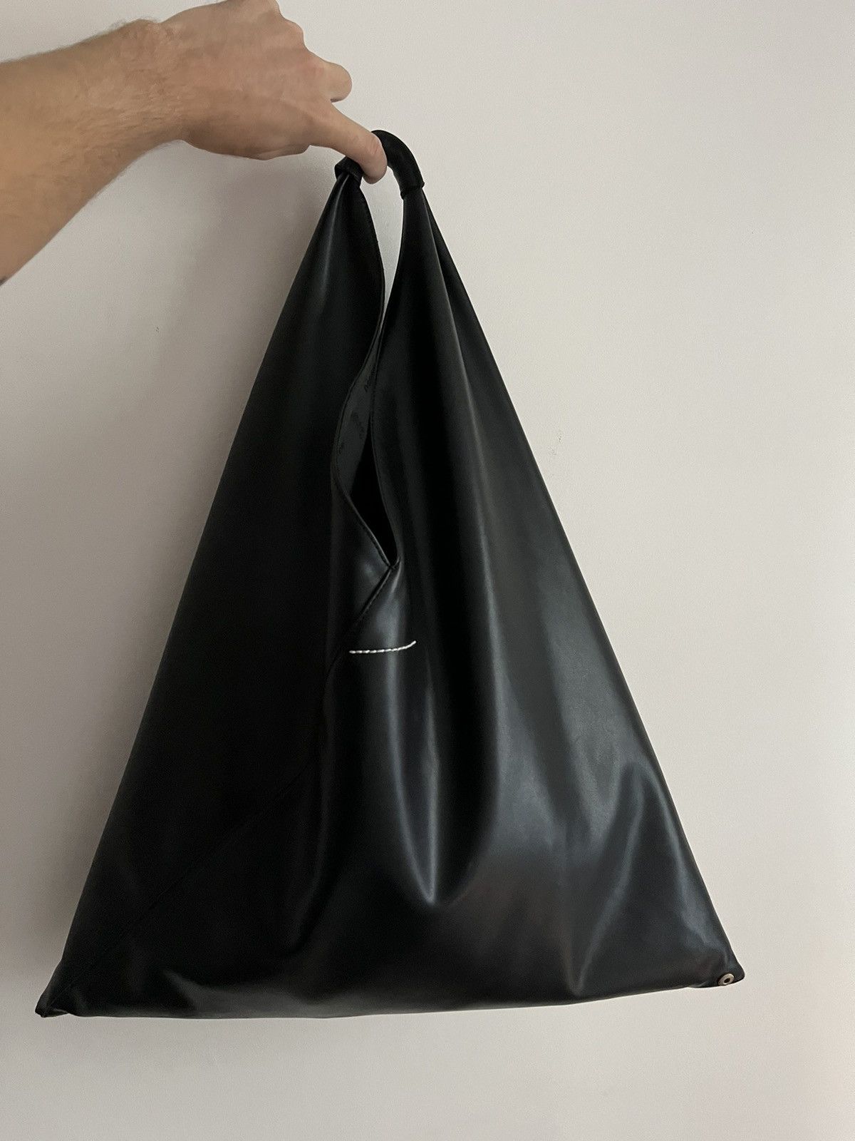 Maison Margiela Black fake leather tote bag (big) MM6 Maison Maison Margiela Black fake leather tote bag (big) MM6 Maison