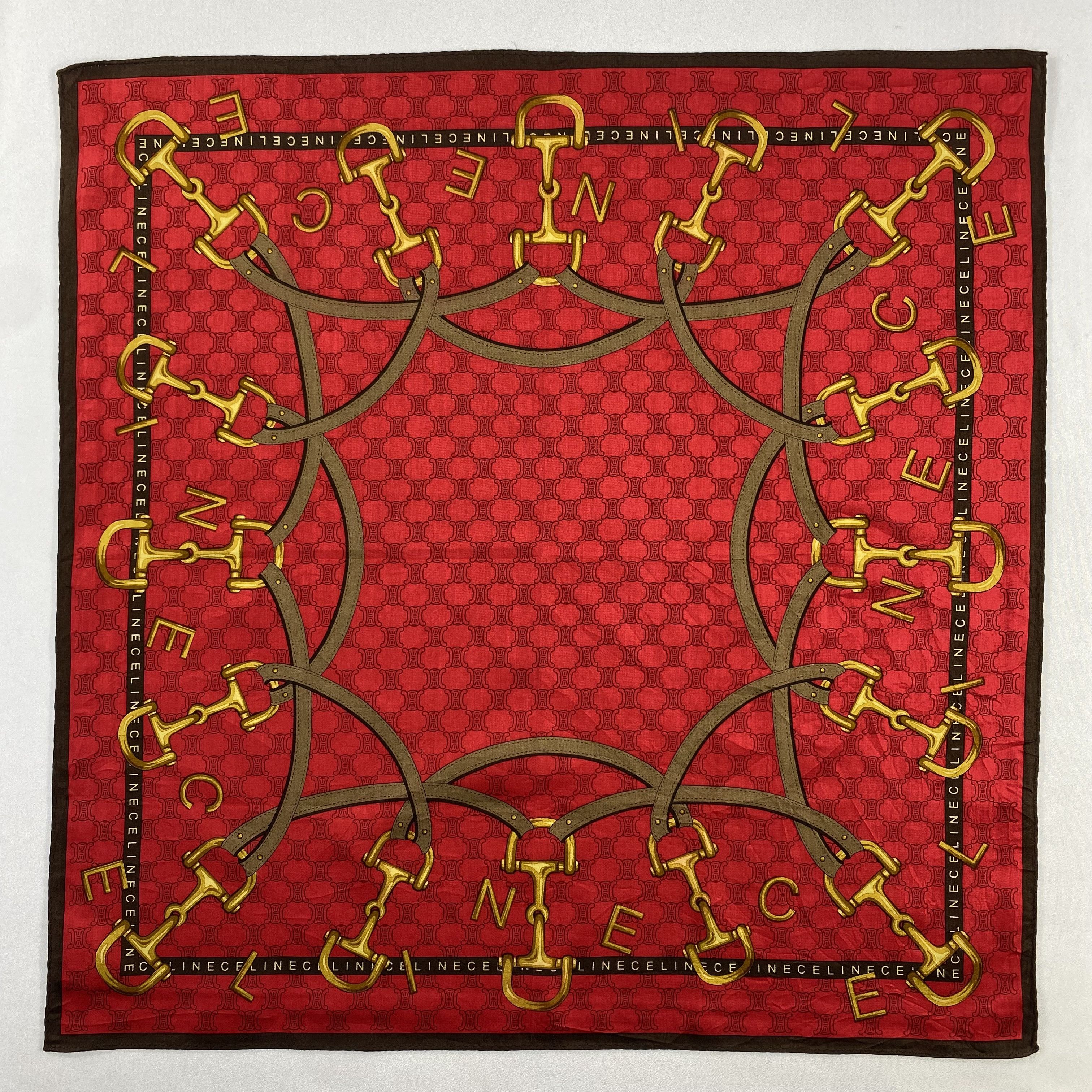 Celine × Vintage Celine Handkerchief / Neckerchief / Bandana-P1272 Size ONE SIZE - 1 Thumbnail