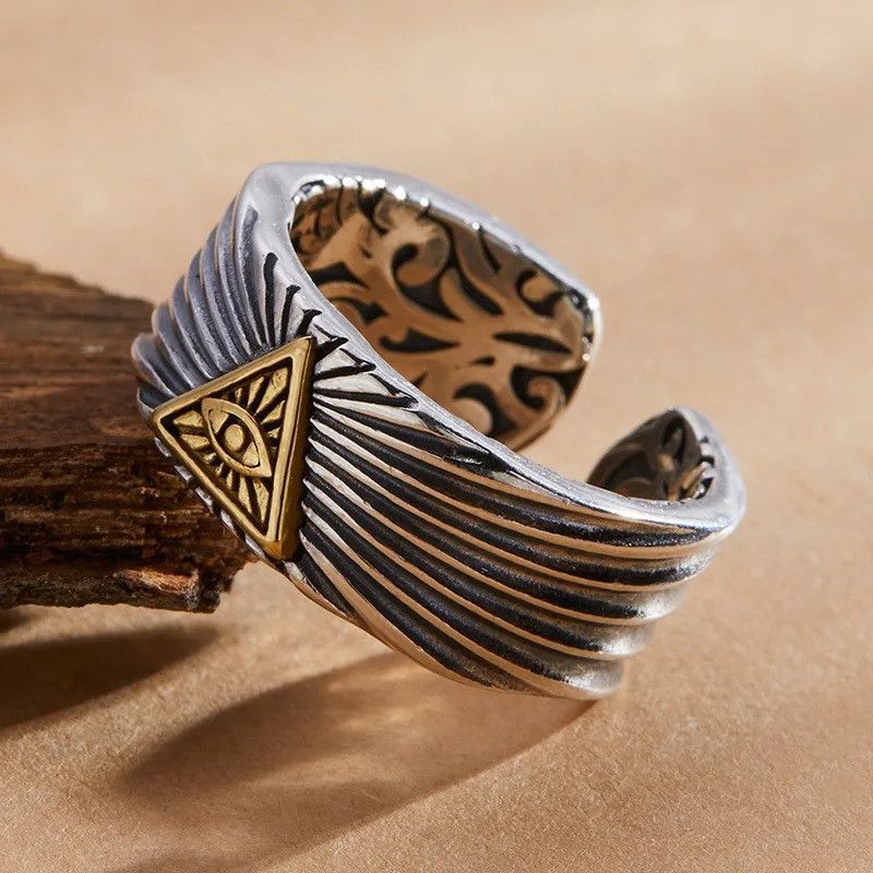 Other Retro Golden Eye Ring Size ONE SIZE - 5 Thumbnail