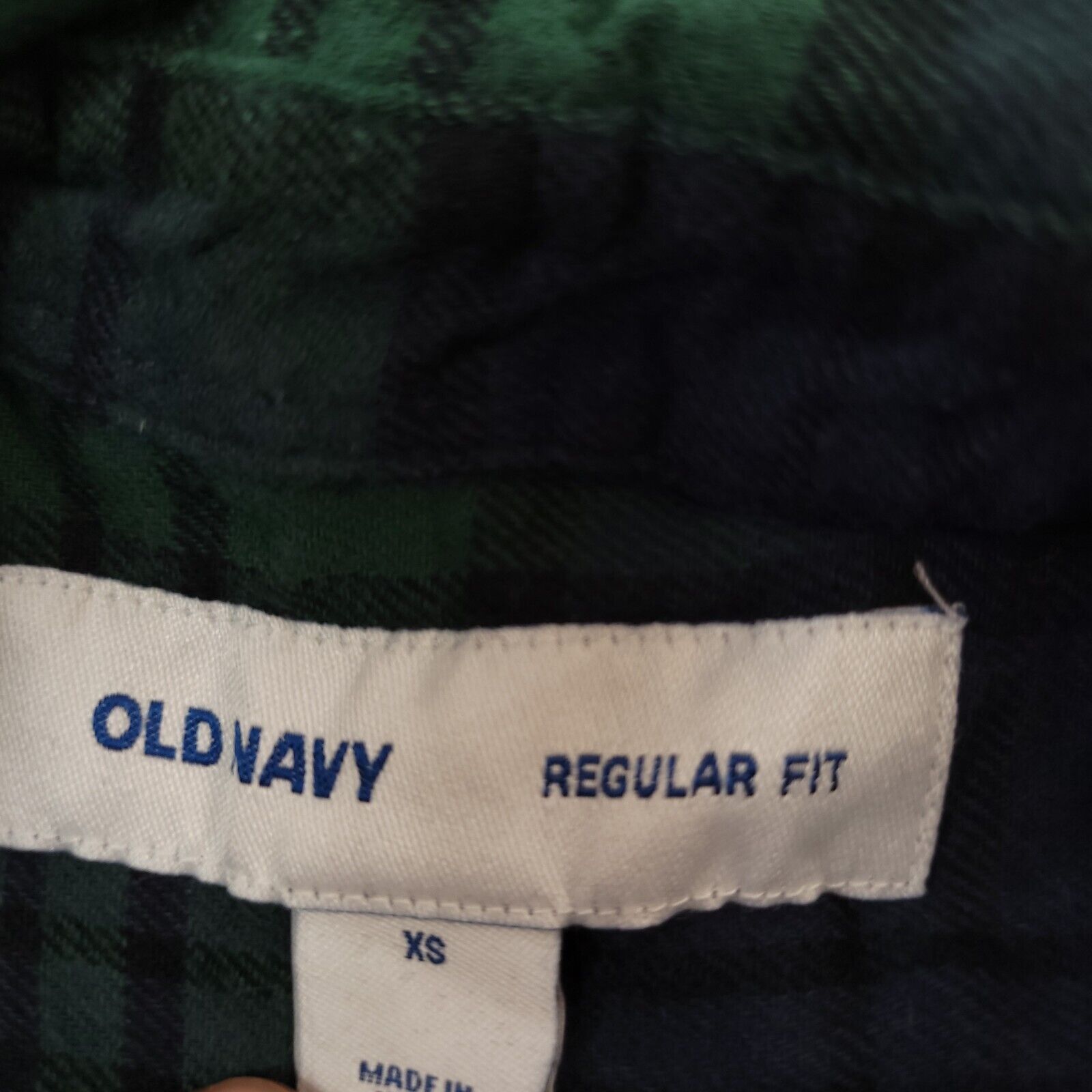 Old Navy Old Navy Tartan Flannel Casual Shirt Mens Size XS Blue Green Size US XS / EU 42 / 0 - 3 Thumbnail