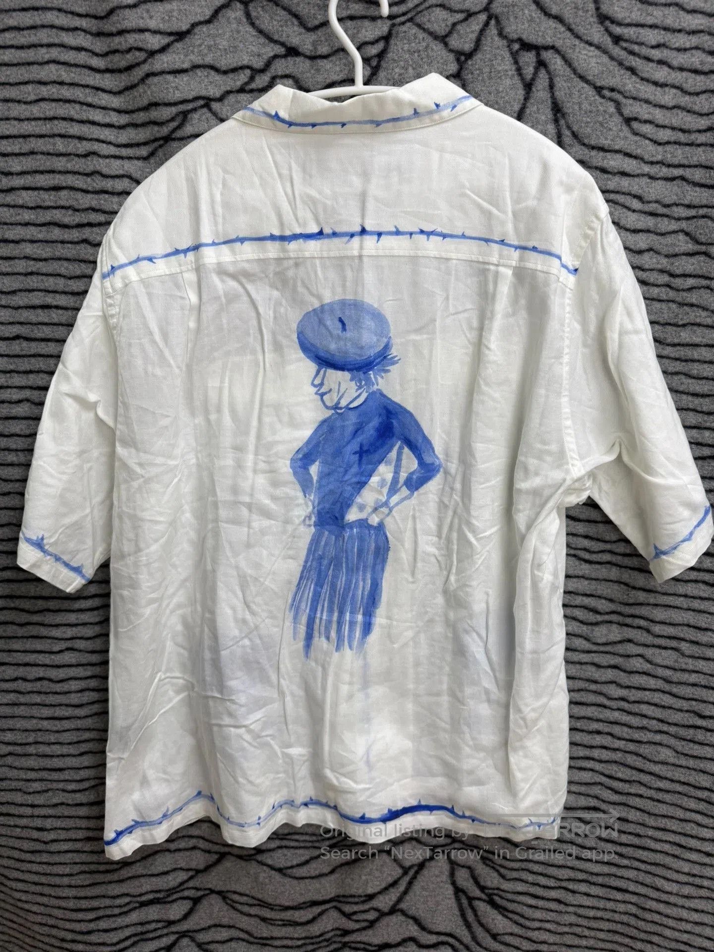 Undercover UNDERCOVER Ballpoint Artist Short Sleeve Shirt. Size US XL / EU 56 / 4 - 6 Thumbnail