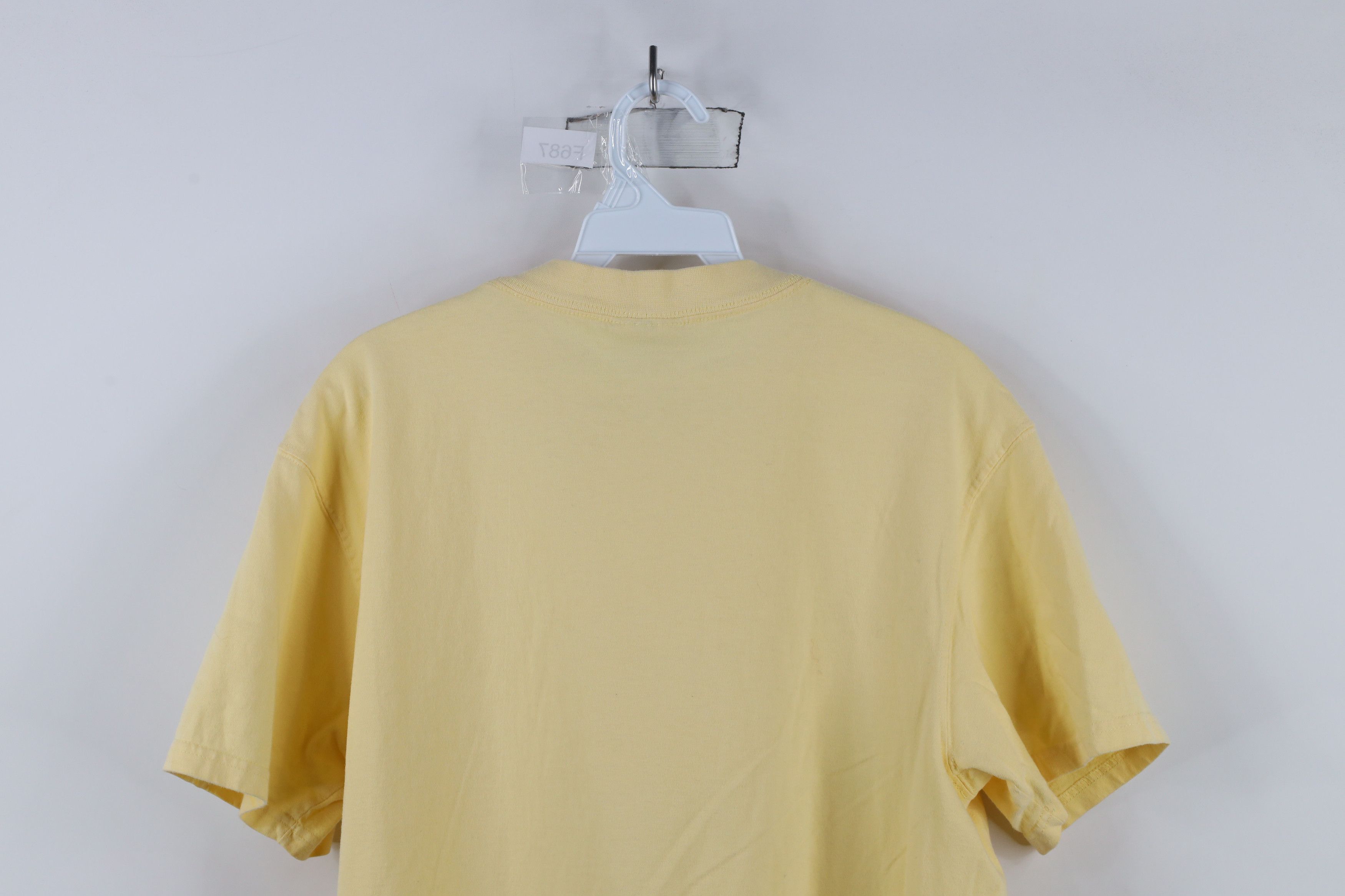 Vintage Vintage 90s Detroit Athletic Club Cotton T-Shirt Yellow Size US M / EU 48-50 / 2 - 11 Thumbnail