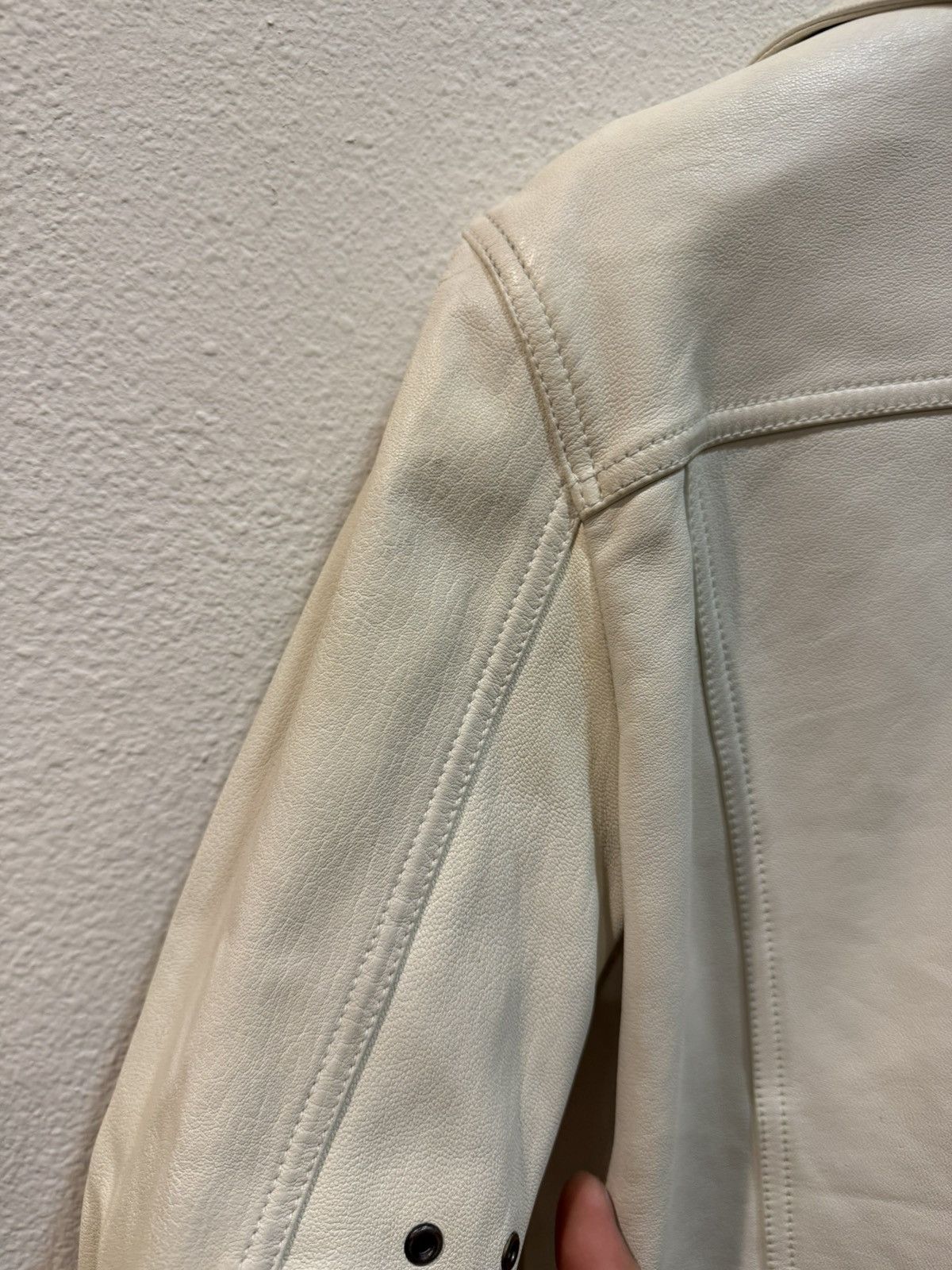 Saint Laurent Paris SS14 Sample Leather Biker Jacket Size US S / EU 44-46 / 1 - 5 Thumbnail