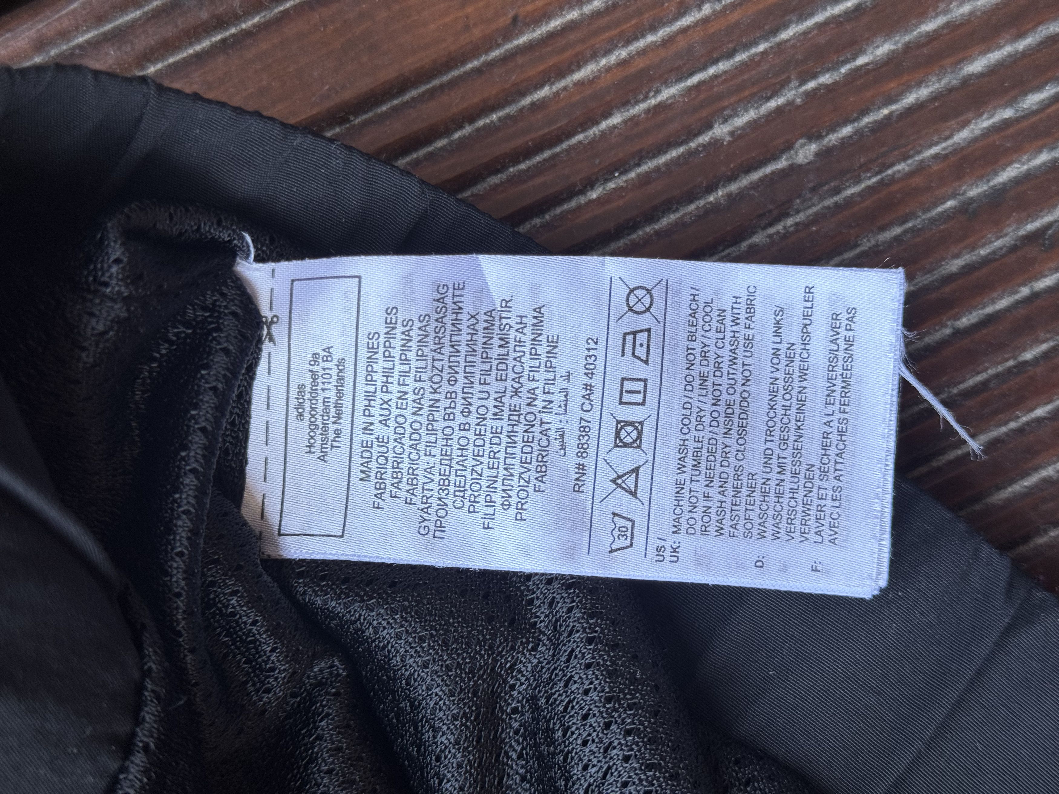 Adidas Adidas Arsenal Windbreaker Jacket Black Size M Size US M / EU 48-50 / 2 - 6 Thumbnail