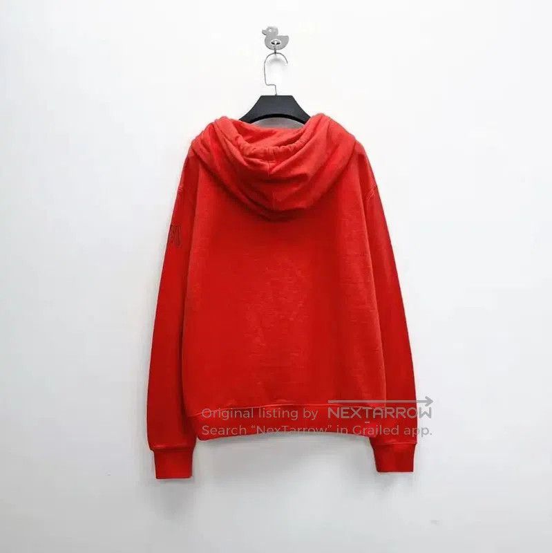 Lanvin Lanvin Red Cotton Logo Hoodie for Men . Size US M / EU 48-50 / 2 - 2 Thumbnail