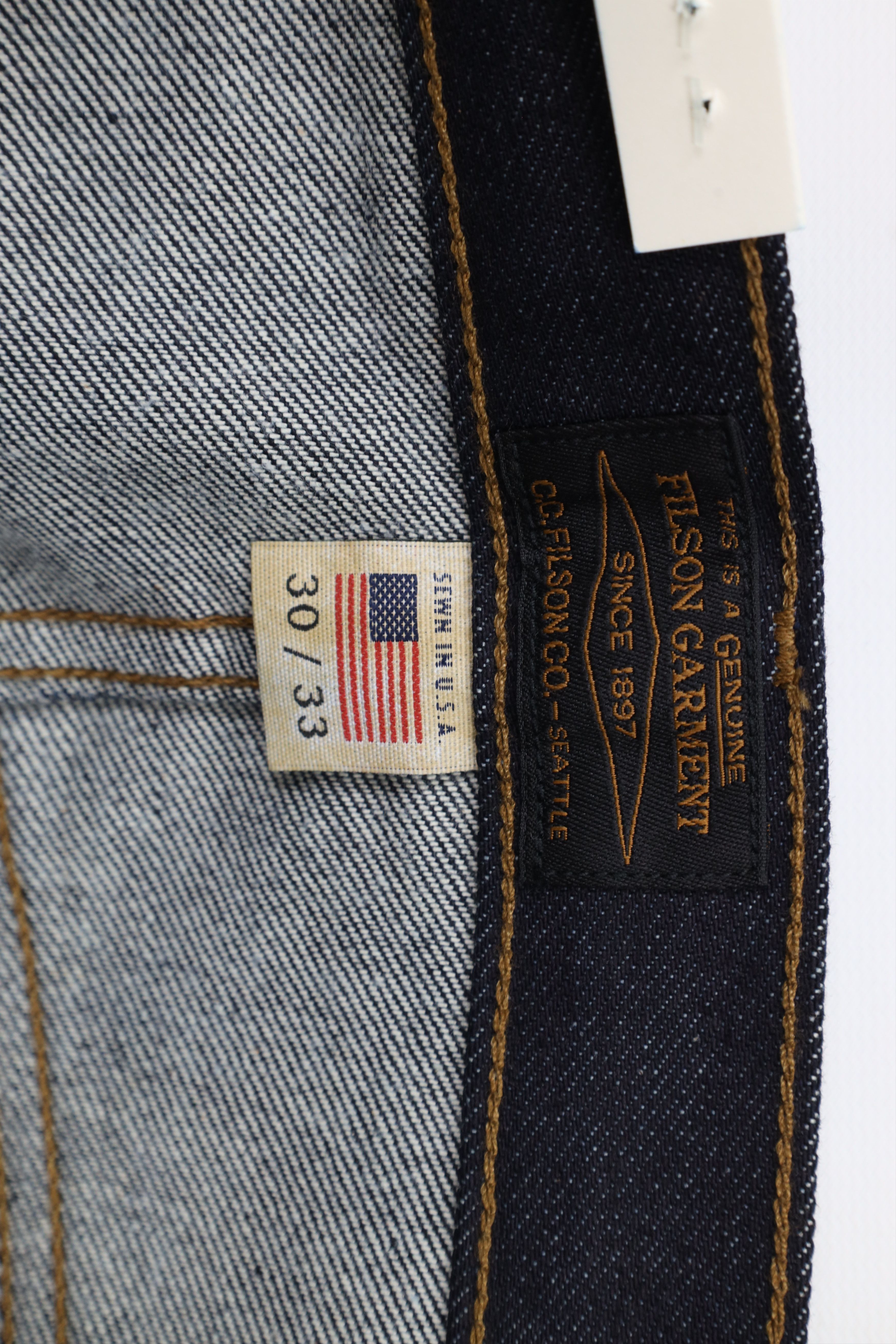 Filson × Vintage New CC Filson 5 Pocket Muleskinner Denim Jeans Raw Indigo Size US 30 / EU 46 - 8 Thumbnail