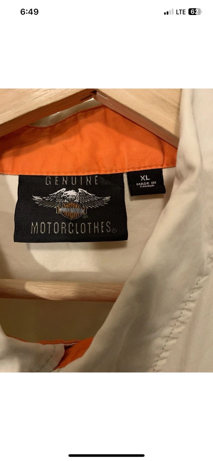 Harley Davidson Harley Davidson mens sz XL button shirt mechanic shirt Size US XL / EU 56 / 4 - 2 Thumbnail