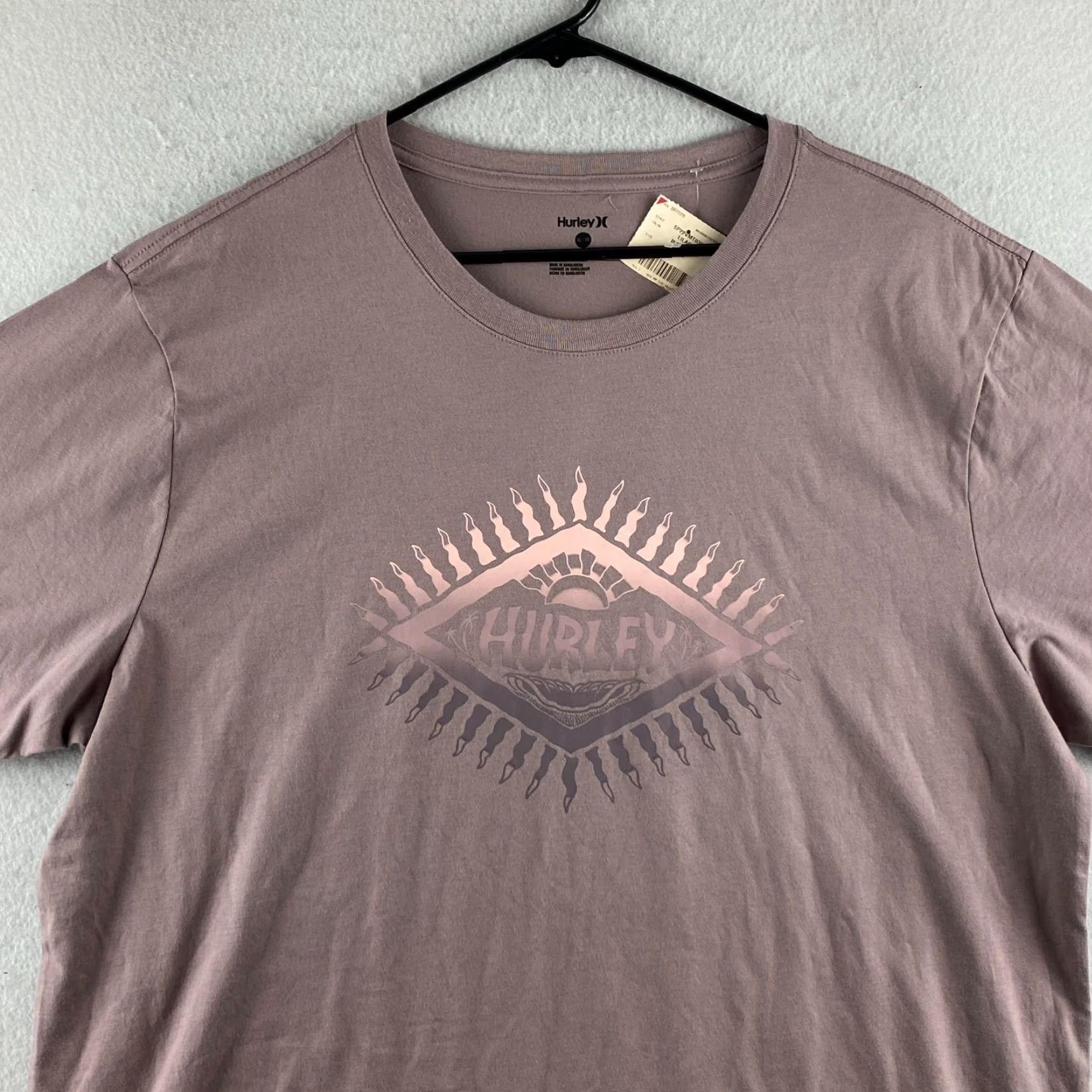 Hurley Hurley Shirt Mens XL Purple Pullover Short Sleeve Round Neck Graphic Tee NWT Size US XL / EU 56 / 4 - 2 Thumbnail