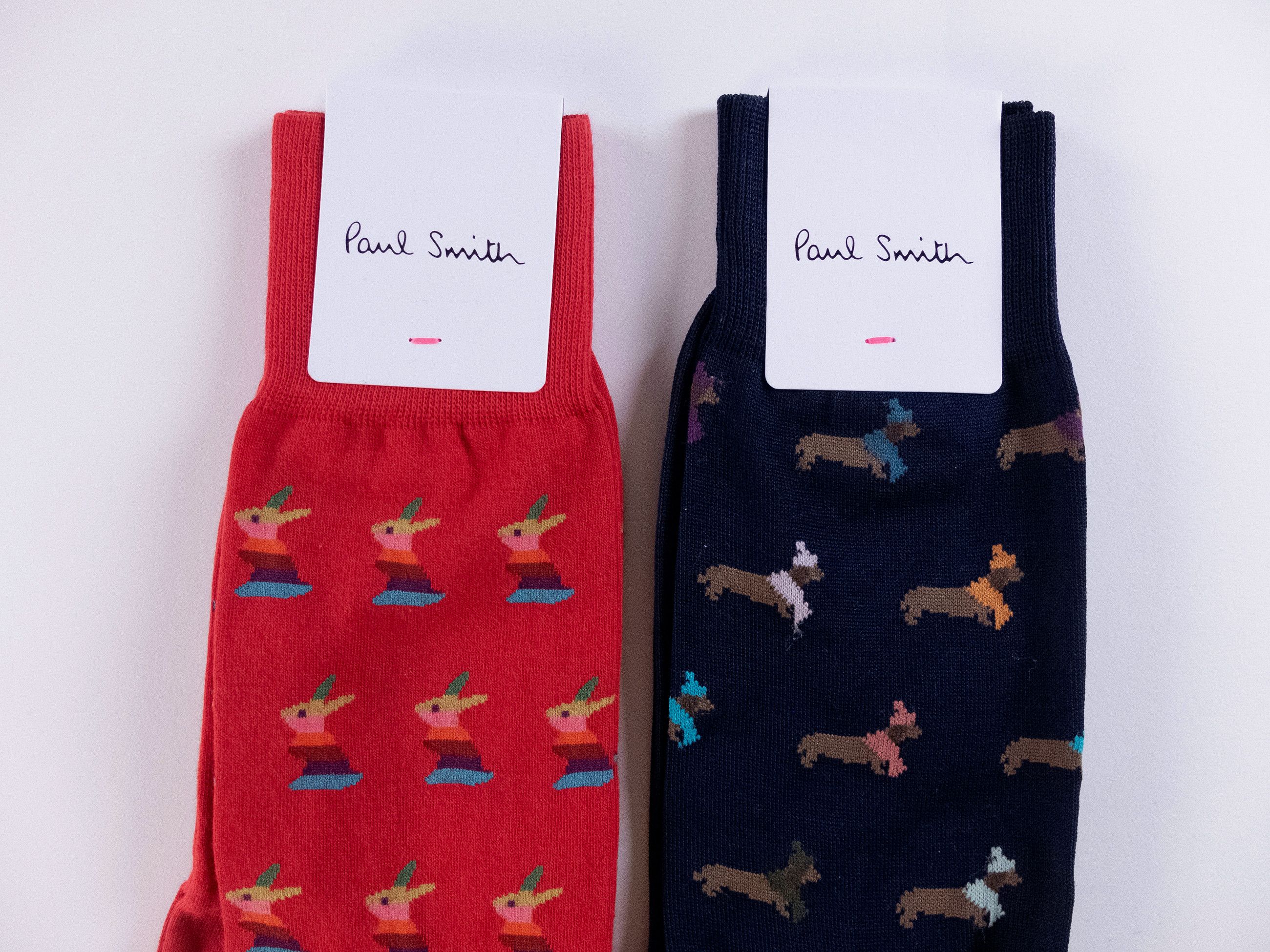Paul Smith 3 pairs of Paul Smith colorful mid calf cotton blend socks q Size ONE SIZE - 2 Thumbnail