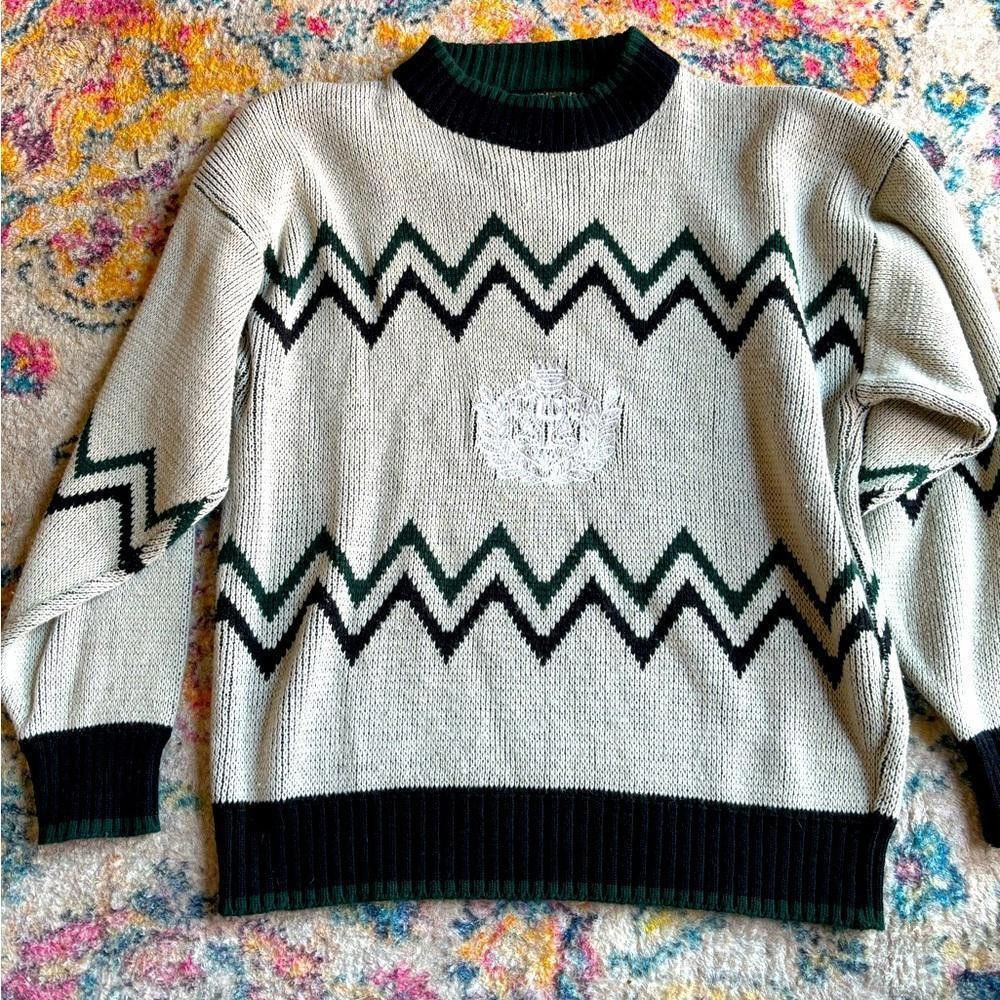 Designer C.C.CLUB vintage crewneck Size US L / EU 52-54 / 3 - 1 Thumbnail