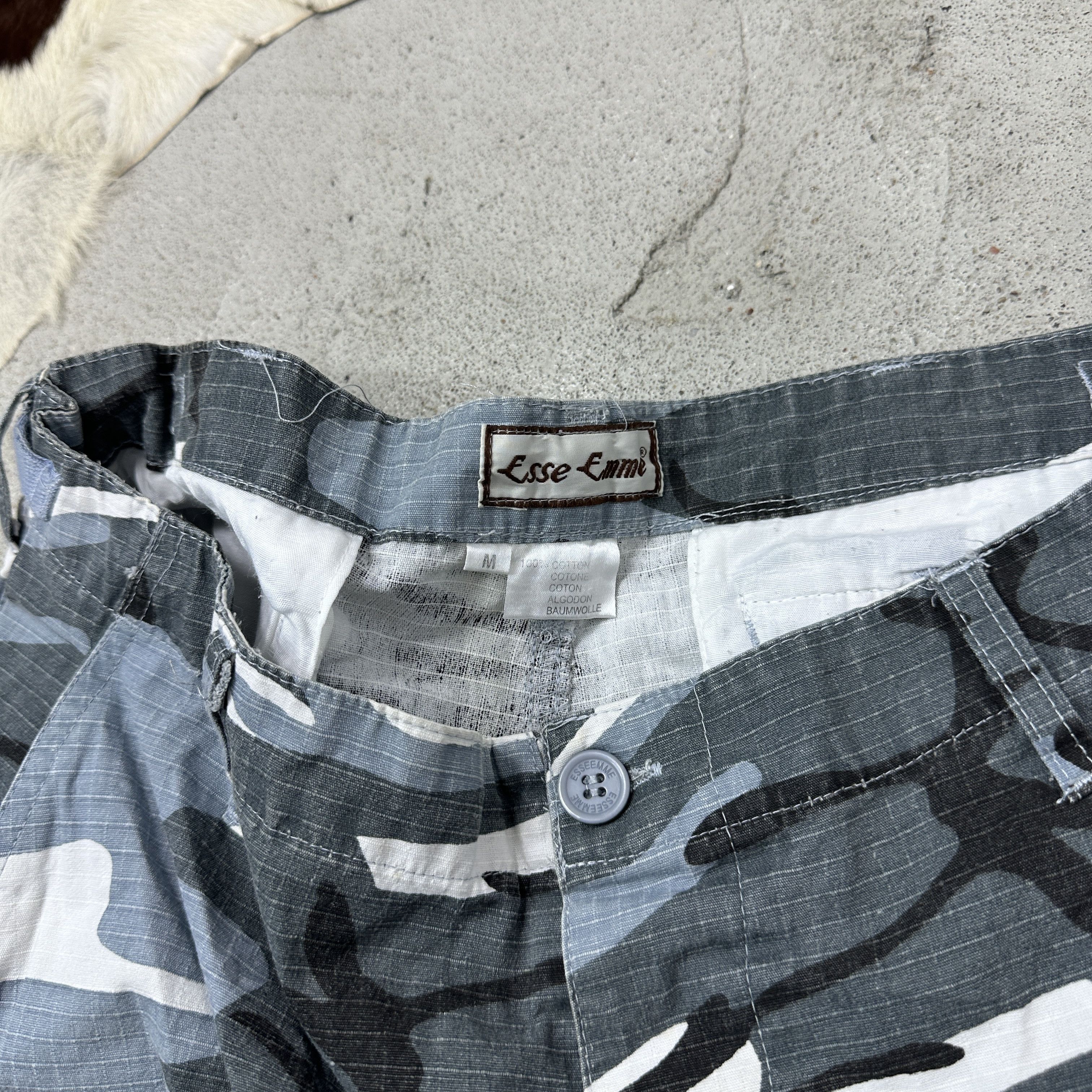 Vintage Vintage Streetwear Sporty Cargo Urban Camo Shorts Y2K Size US 33 - 3 Thumbnail