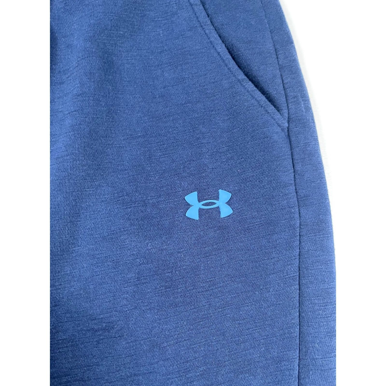 Under Armour Under Armour Project Rock Fleece Joggers Sweatpants Mens XL Blue Gym Size US 36 / EU 52 - 4 Thumbnail