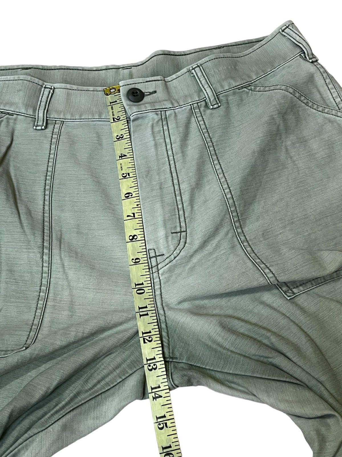 Toyo Enterprises VINTAGE GUNG HO USA MILITARY FATIGUE BAKER FADED PANTS Size US 35 - 17 Thumbnail