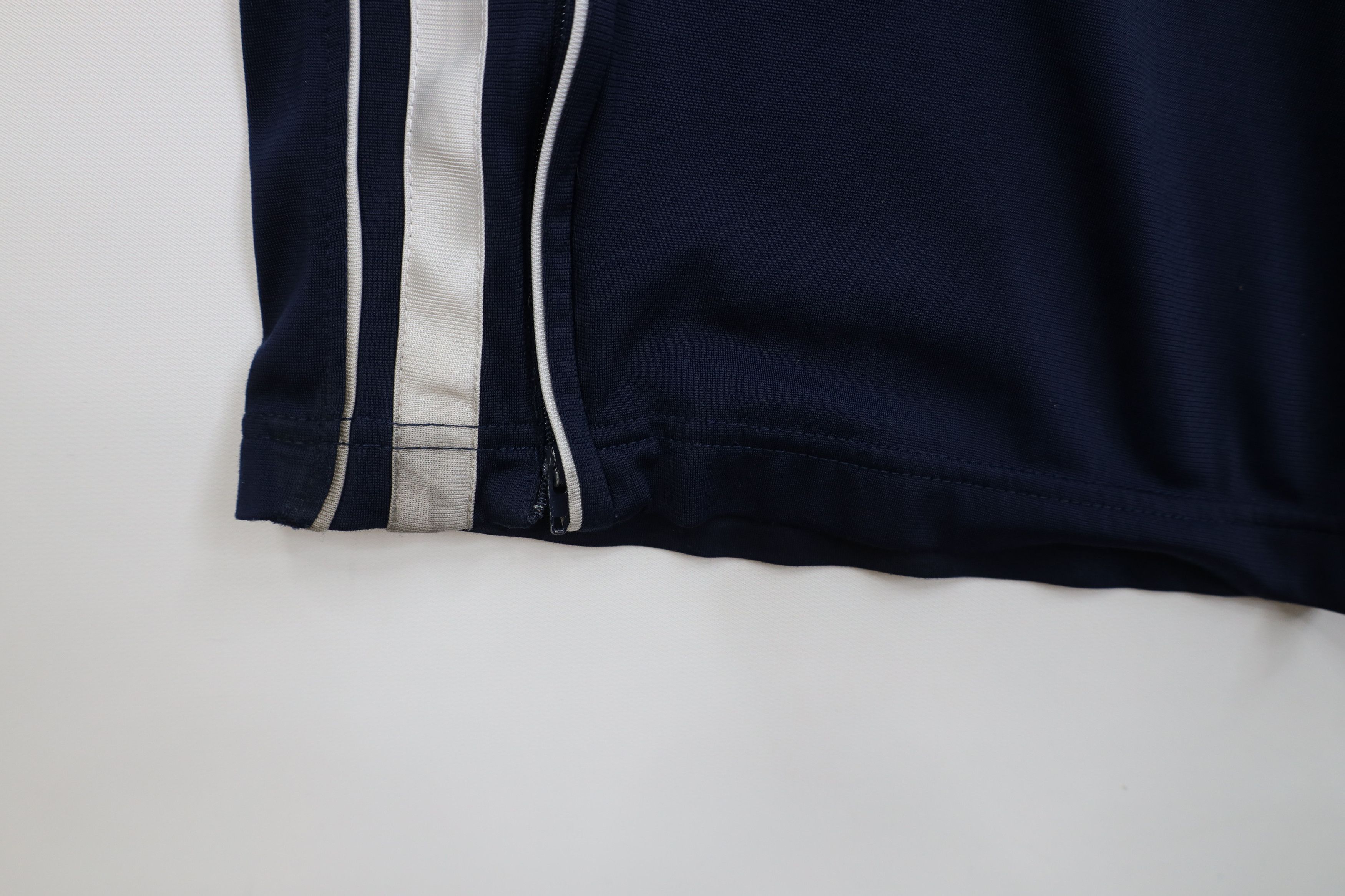 Nike Vintage Nike Mini Swoosh Striped Wide Leg Pants Navy Blue Size US 38 / EU 54 - 6 Thumbnail