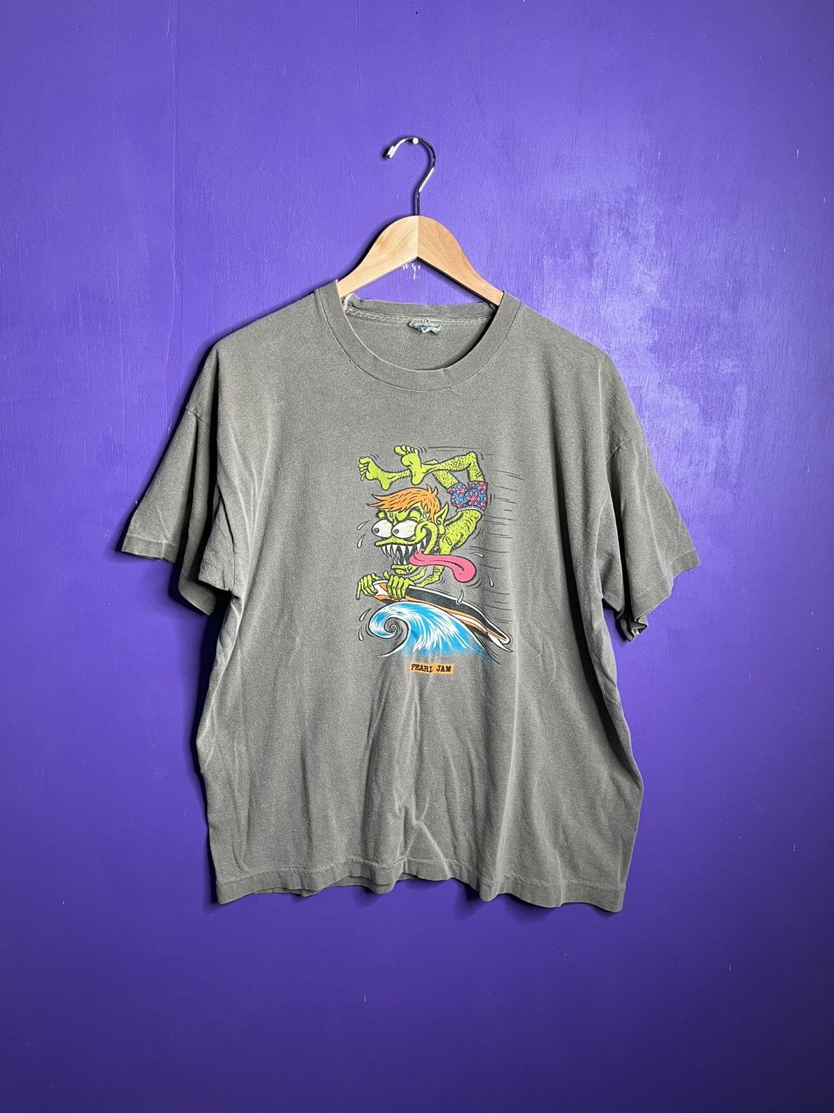 Band Tees × Vintage Vintage 90s Pearl Jam out of control tour t-shirt Size US XL / EU 56 / 4 - 1 Thumbnail