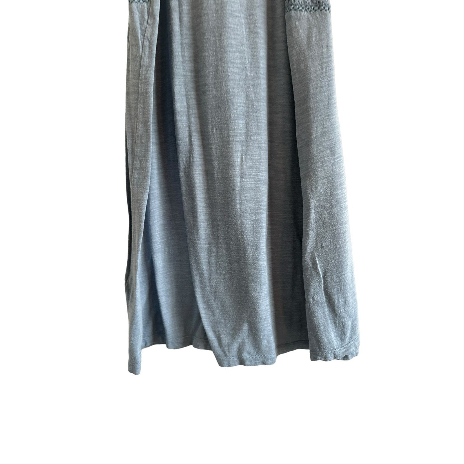 Other Roxy Blue Cotton V-Neck Embroidered Sleeveless Mini Dress Size M / US 6-8 / IT 42-44 - 11 Thumbnail