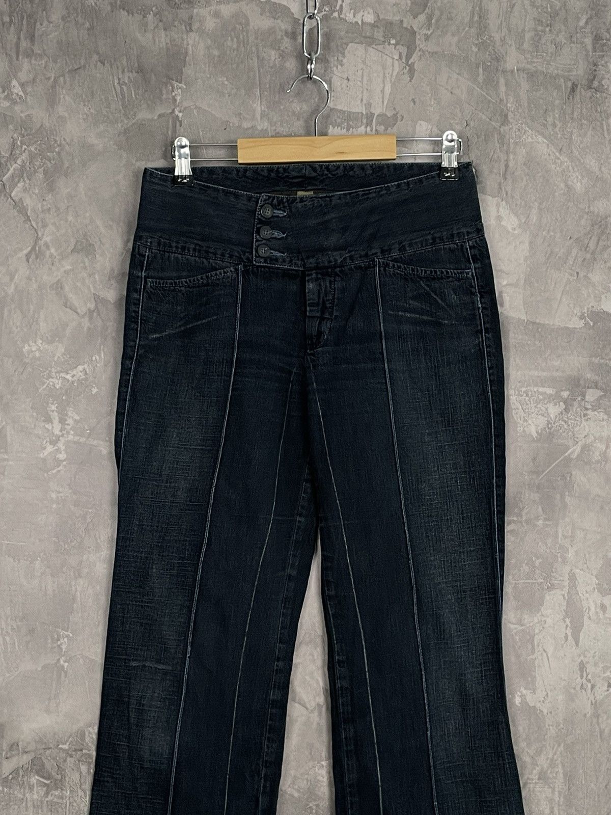 Marithe + Francois Girbaud Vintage Marithe Francois Girbaud Flared Pants Size 30" / US 8 / IT 44 - 3 Thumbnail