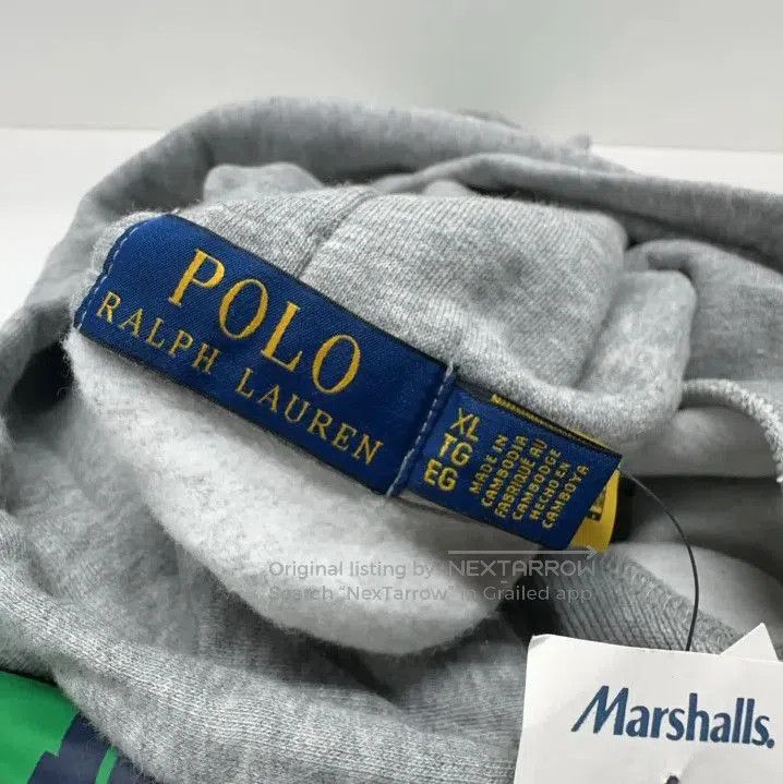 Polo Ralph Lauren Polo Ralph Lauren Gray Printed Hoodie. Size US XL / EU 56 / 4 - 4 Thumbnail