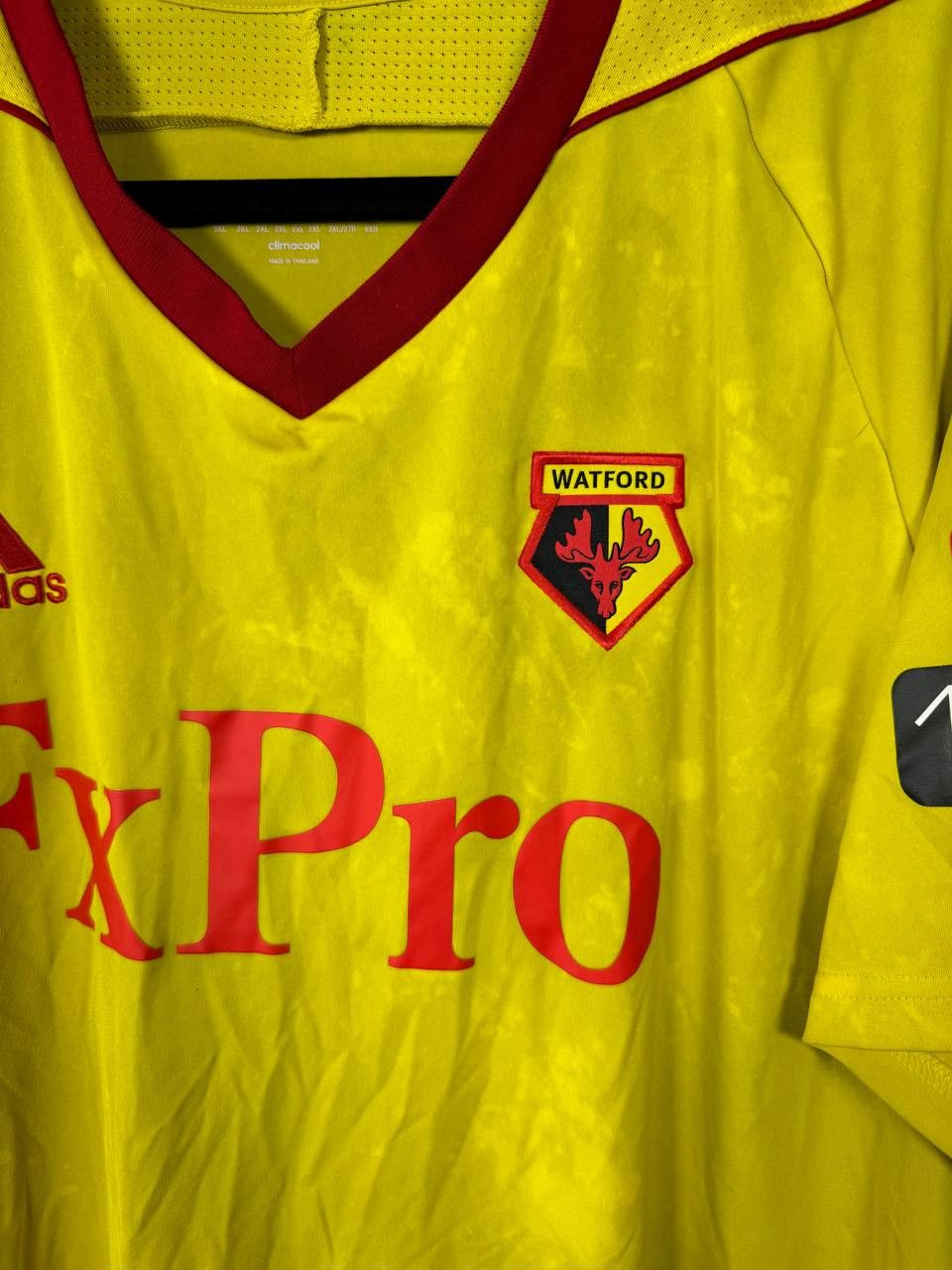 Adidas Vintage Watford FC 2017/18 Adidas Soccer Jersey Size US XXL / EU 58 / 5 - 7 Thumbnail