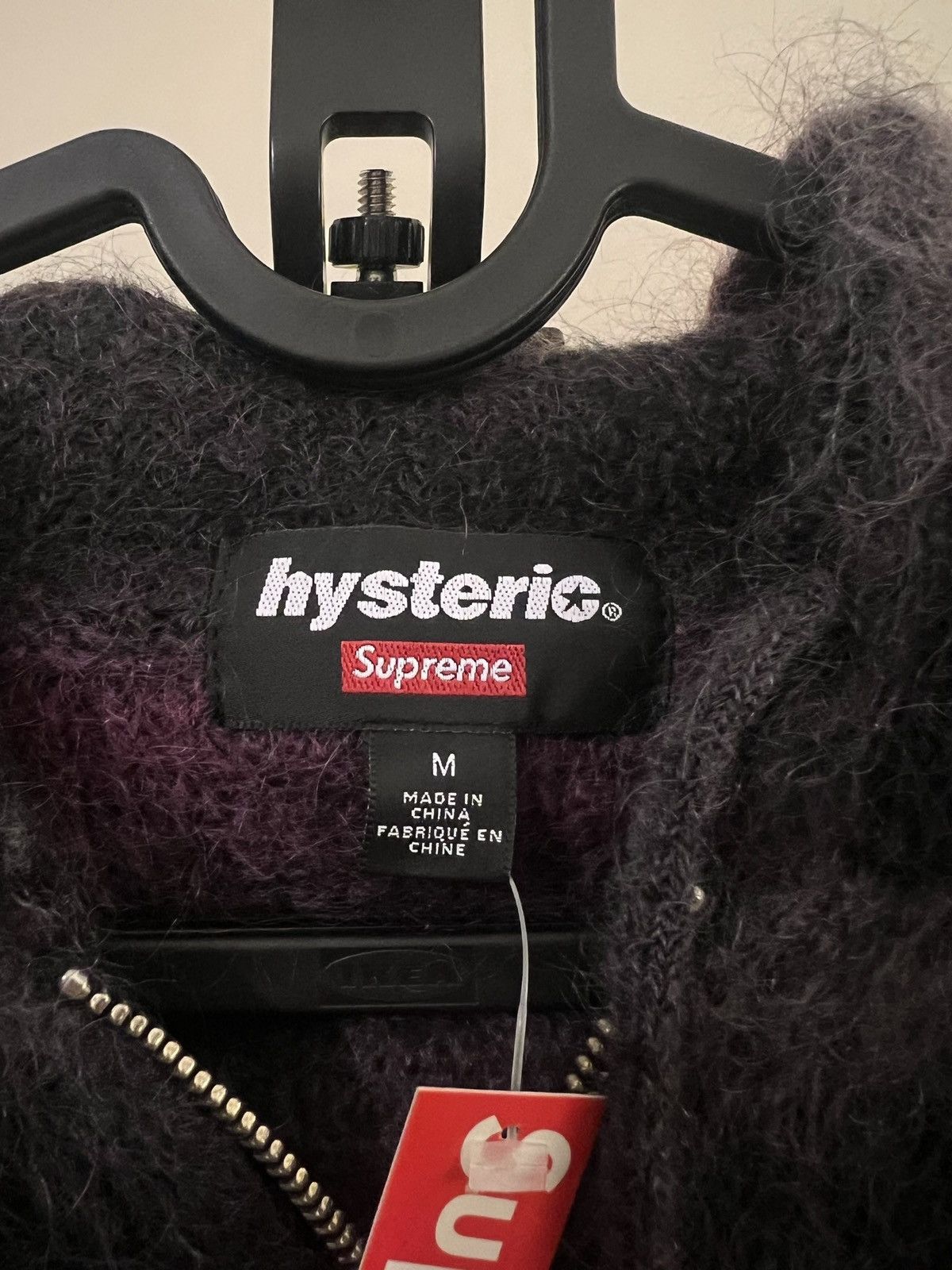 Hysteric Glamour × Supreme Supreme®/Hysteric Glamour Mohair Zip Up Hooded Sweater Size US M / EU 48-50 / 2 - 6 Thumbnail