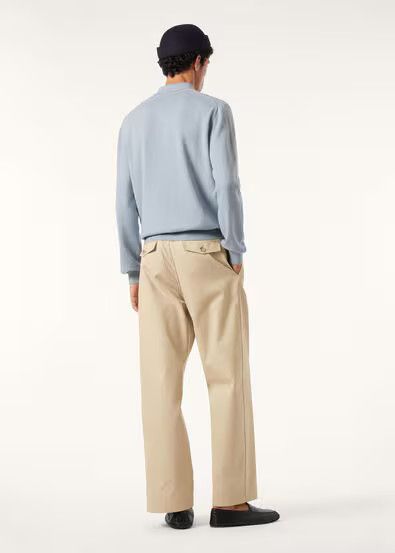 Loro Piana os11x0226 FAO9748 Classic Polo Shirt in Iced Snow Melange Size US XL / EU 56 / 4 - 5 Thumbnail