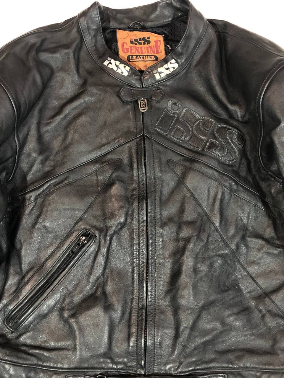 Other IXS Moto Leather Jacket Black Racing Vintage Size US M / EU 48-50 / 2 - 6 Thumbnail