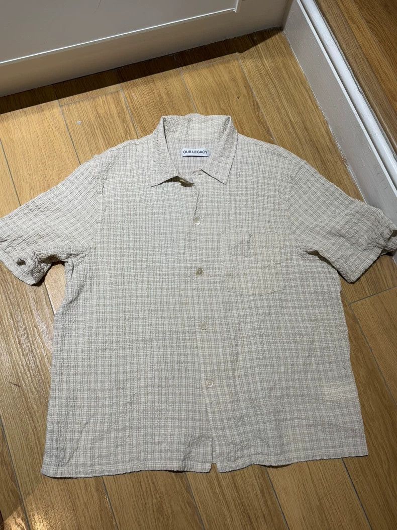 Our Legacy Our Legacy Classic Check Short Sleeve Shirt Size US M / EU 48-50 / 2 - 1 Thumbnail
