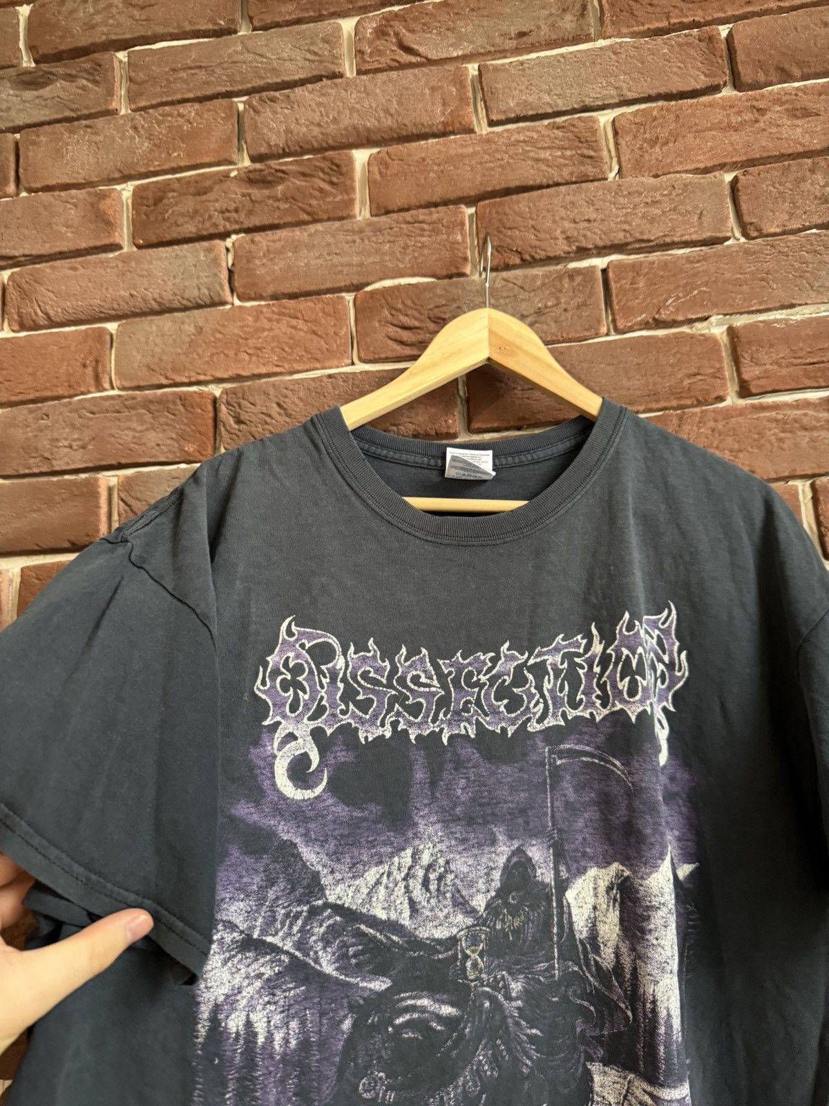 Band Tees Rare Dissection Storm 00s Vintage Black Metal Band T Shirt Size US XL / EU 56 / 4 - 6 Thumbnail