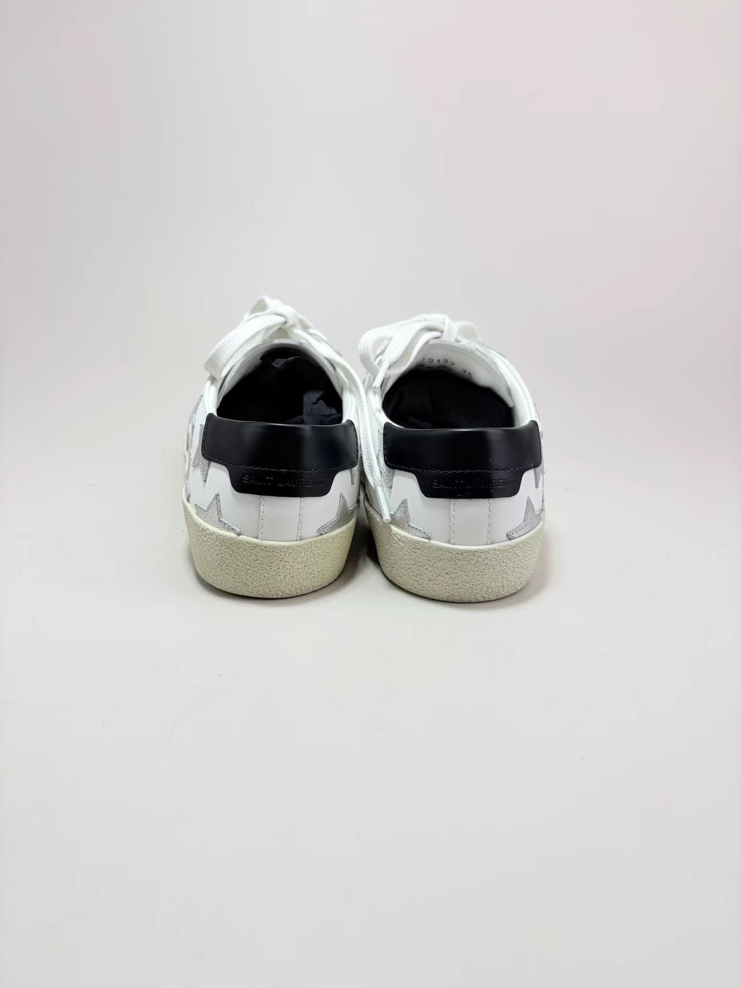Saint Laurent Paris SAINT LAURENT SLP Star Low-Top Sneakers Size US 5 / IT 35 - 3 Thumbnail