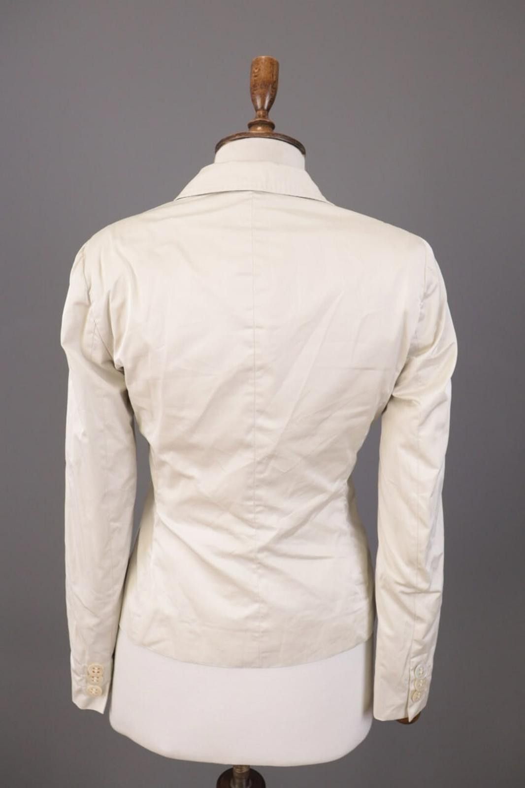Designer Max Mara Cream Cupri Jacket Size I 40 / USA 6 / GB 8 Size M / US 6-8 / IT 42-44 - 9 Thumbnail