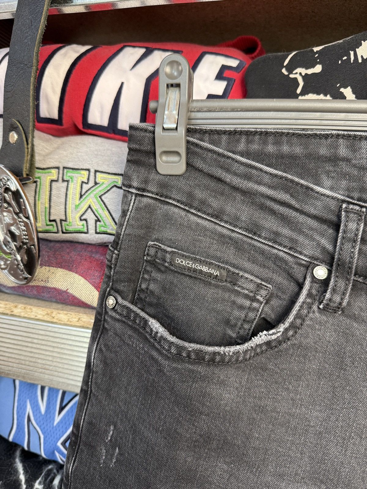 Dolce & Gabbana Vintage Dolce Gabbana Skinny Jeans Flared Slim Avant Garde Size 24" / US 00 / IT 34 - 6 Thumbnail