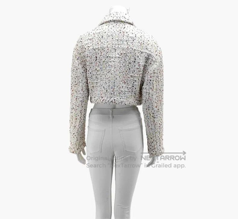 Valentino Valentino White polka dot short coat Size S / US 4 / IT 40 - 2 Thumbnail
