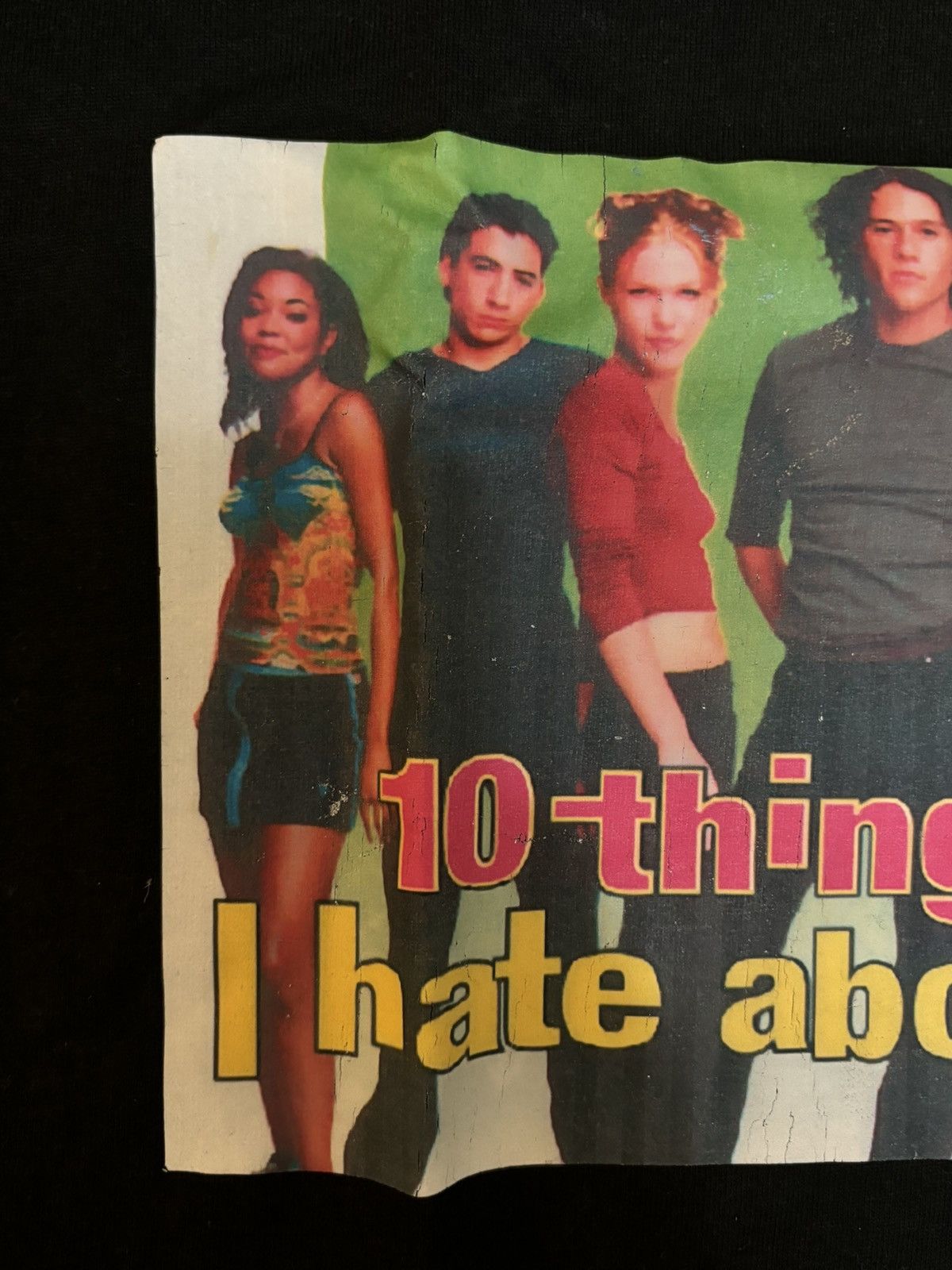 Vintage Rare Vintage 10 Things I Hate About You Heath Ledger Movie T Size US XL / EU 56 / 4 - 8 Thumbnail
