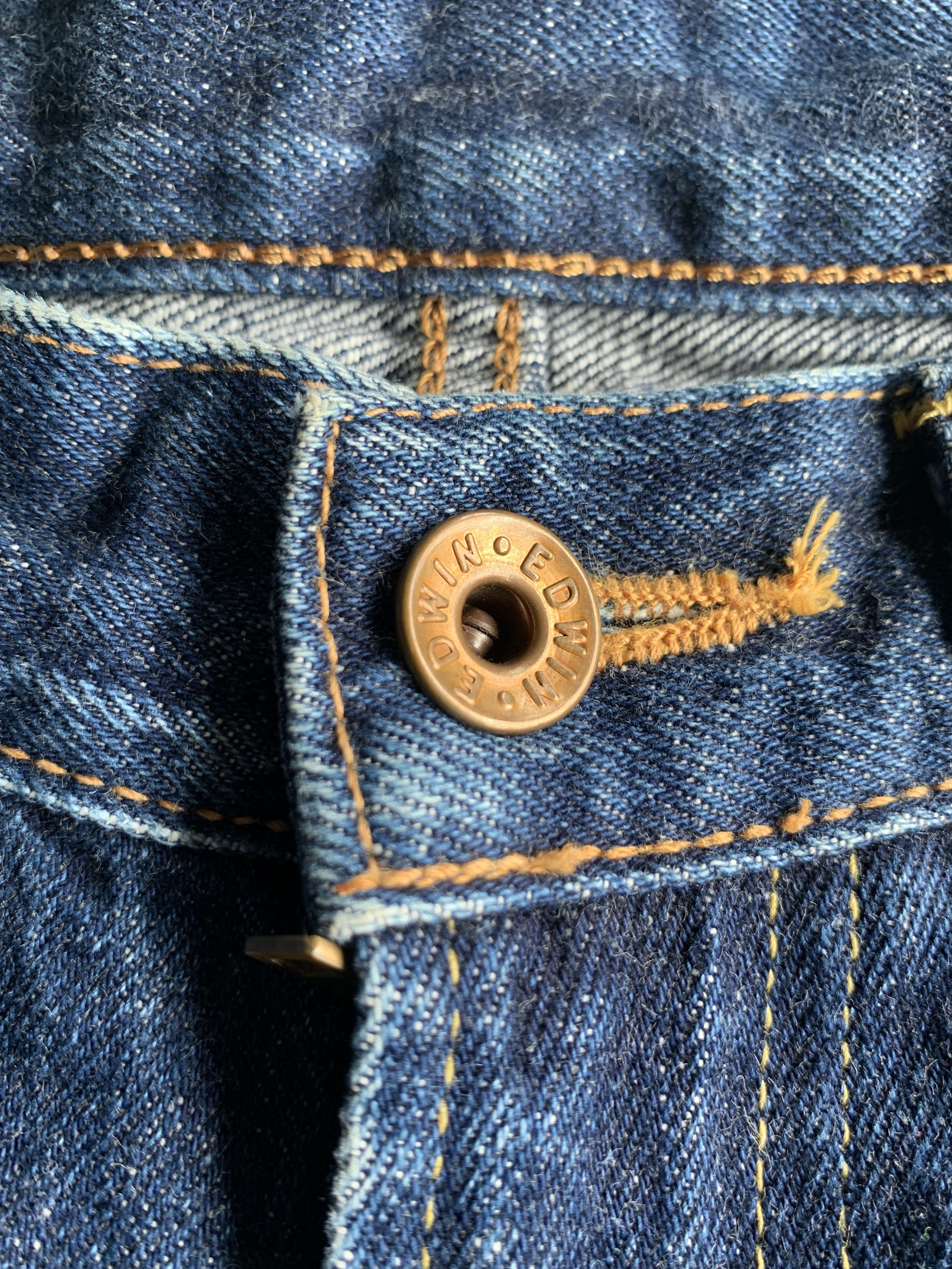 Edwin VINTAGE EDWIN 505 BAGGY SELVEDGE JAPANESE DENIM Size US 30 / EU 46 - 16 Thumbnail