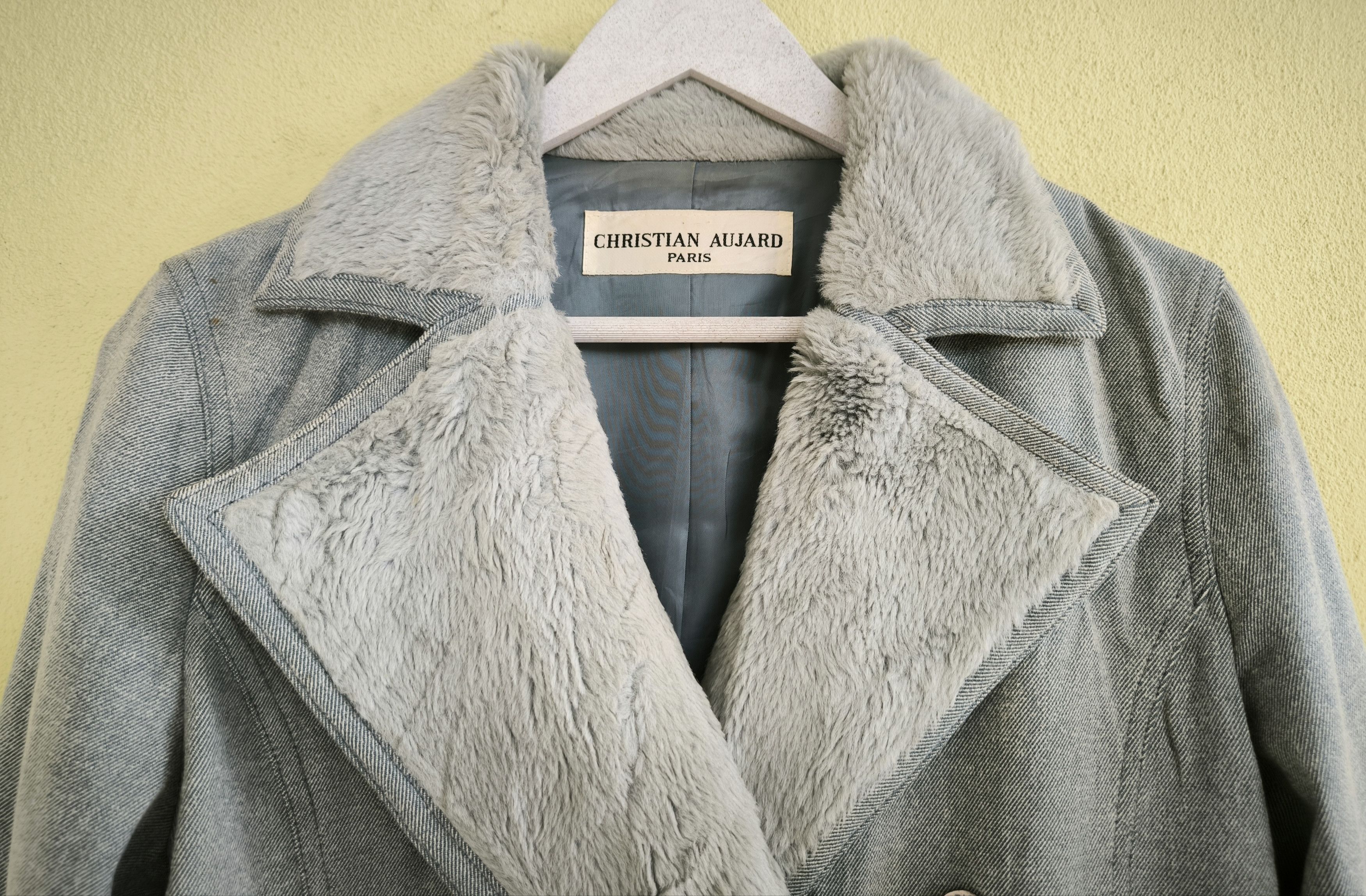 Designer × Japanese Brand CHRISTIAN AUJARD double breasted fur coat Size US S / EU 44-46 / 1 - 2 Thumbnail