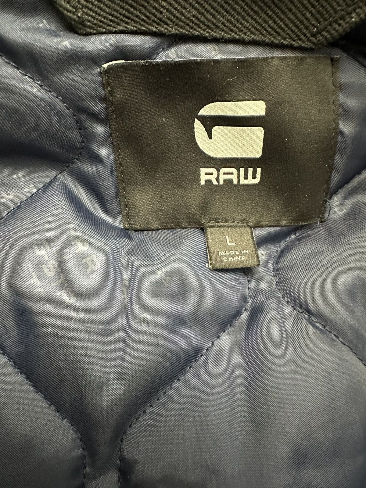 G-Star G-Star Raw Blake Padded Jacket Mens Size L Blue Button Up Size US L / EU 52-54 / 3 - 12 Thumbnail