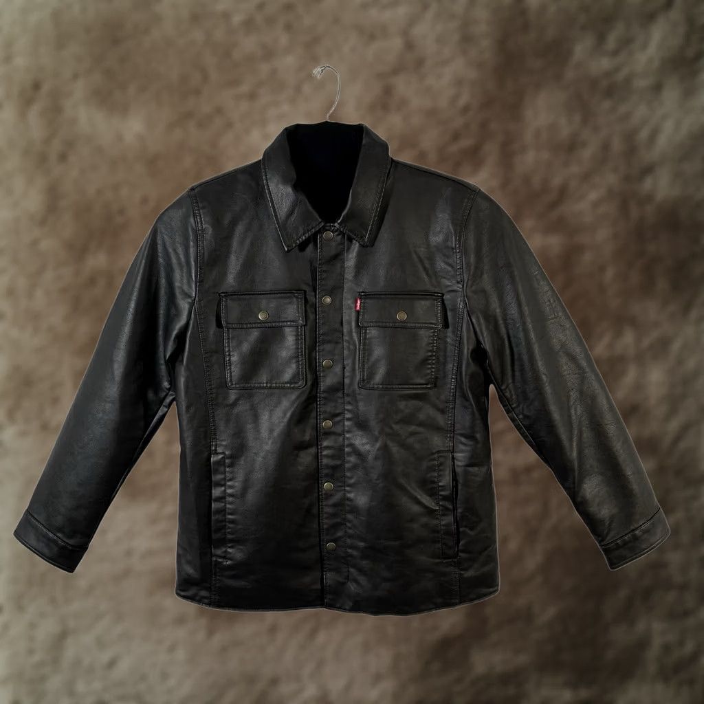 Levi's × Supreme Supreme Levi's Nylon Trucker Jacket Black | Grailed